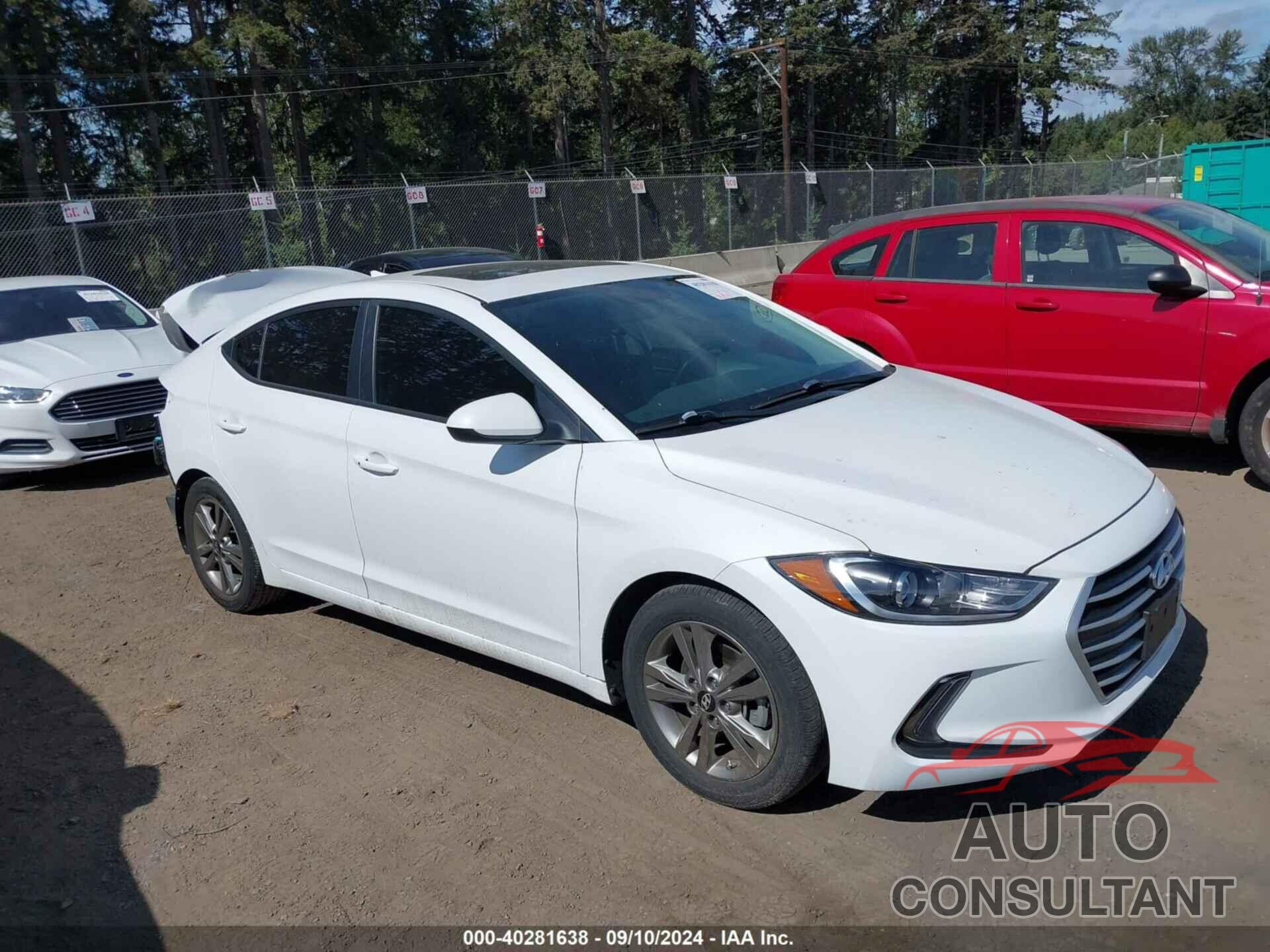 HYUNDAI ELANTRA 2018 - 5NPD84LF9JH363757