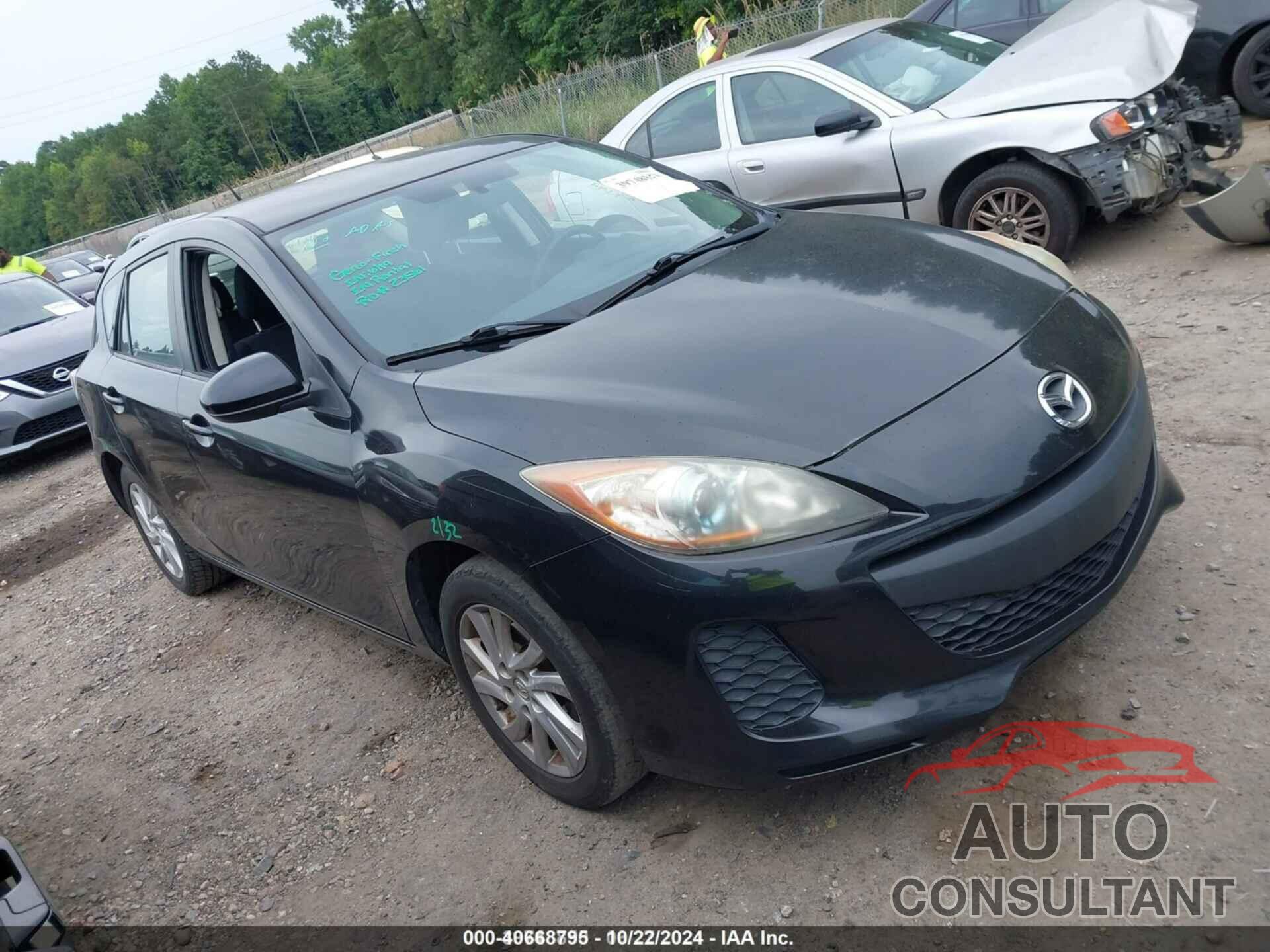 MAZDA MAZDA3 2012 - JM1BL1L74C1691255