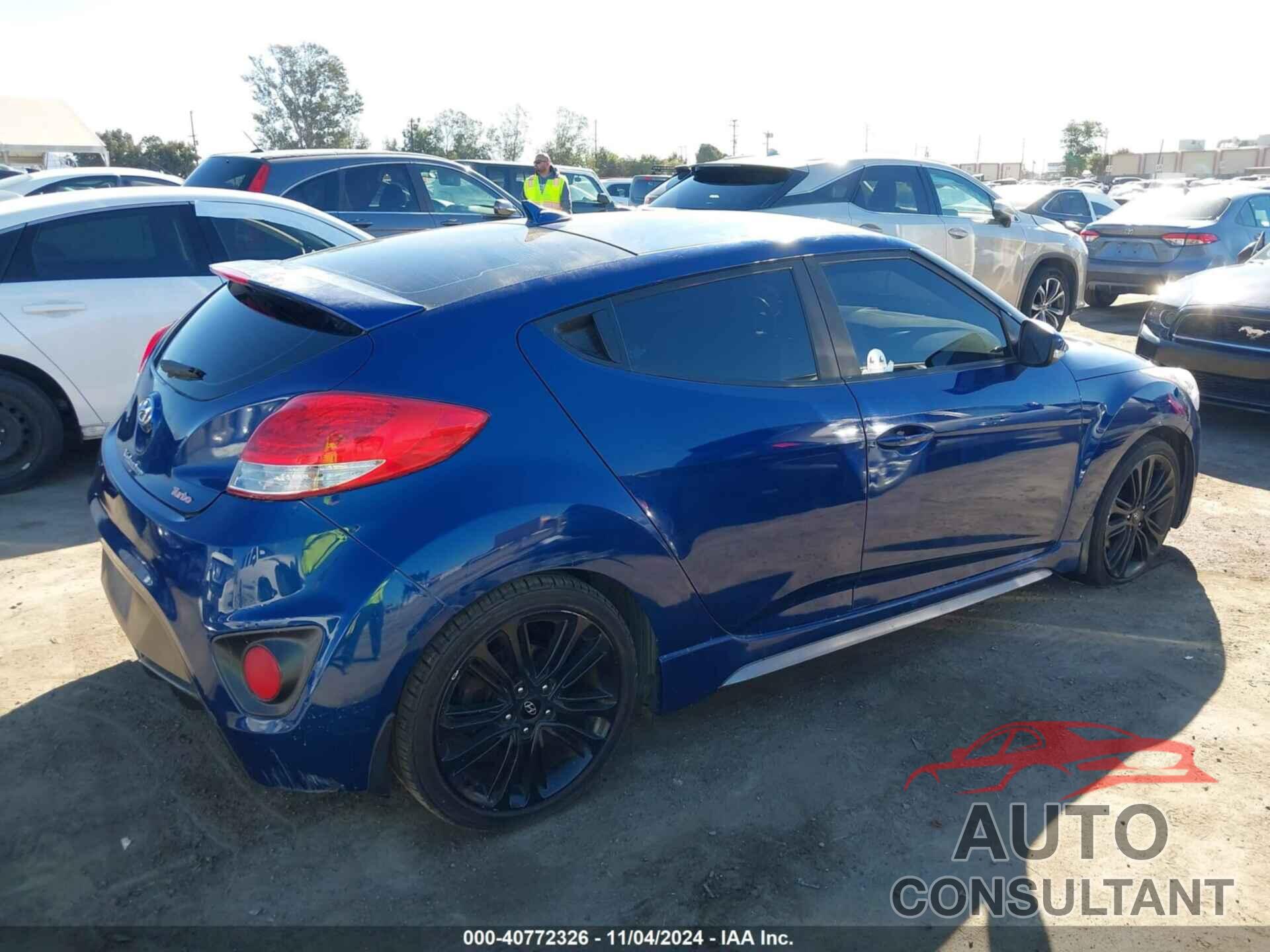 HYUNDAI VELOSTER 2016 - KMHTC6AE3GU291187