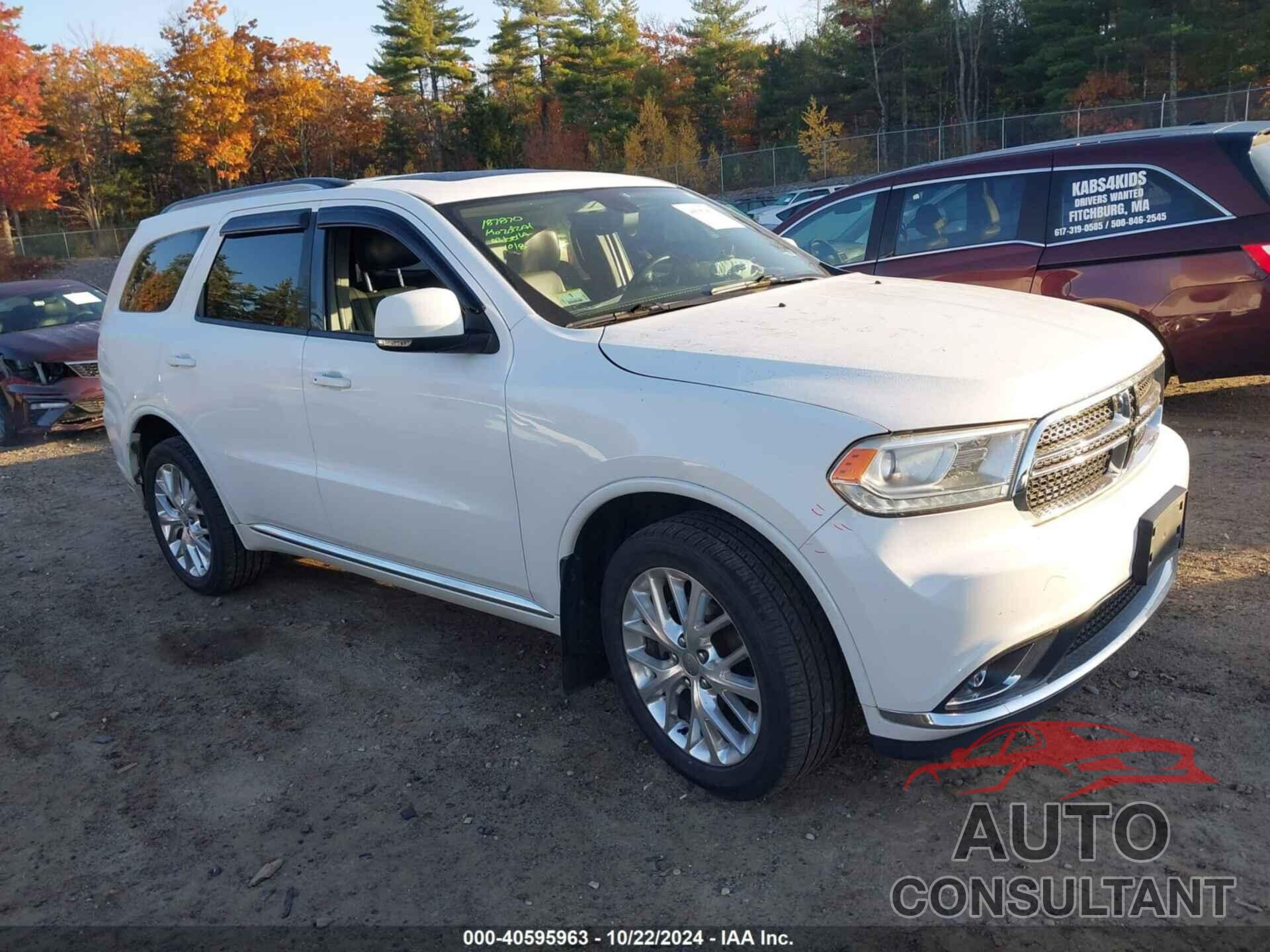 DODGE DURANGO 2016 - 1C4RDJDG8GC433549