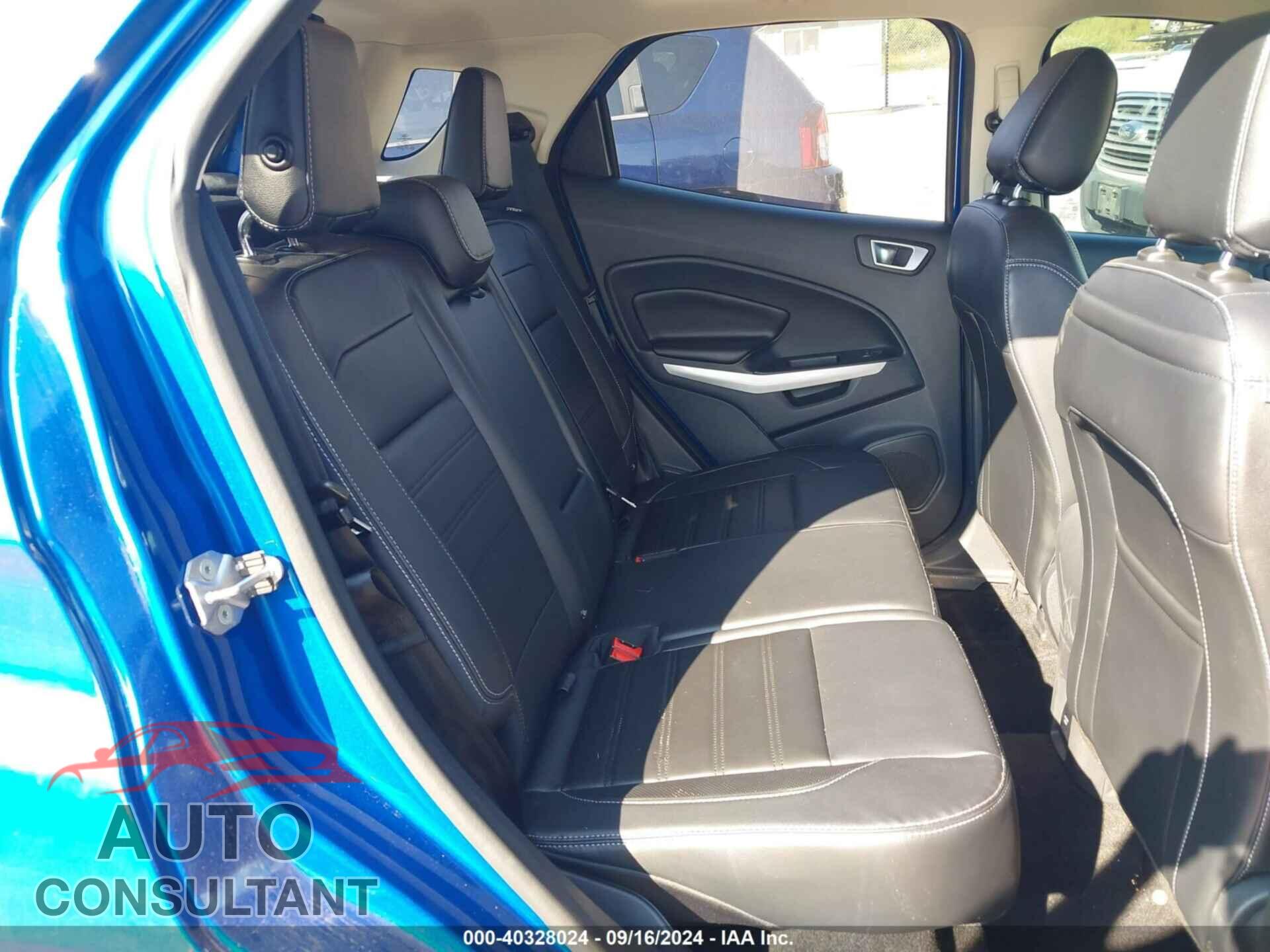 FORD ECOSPORT 2020 - MAJ6S3KLXLC321596
