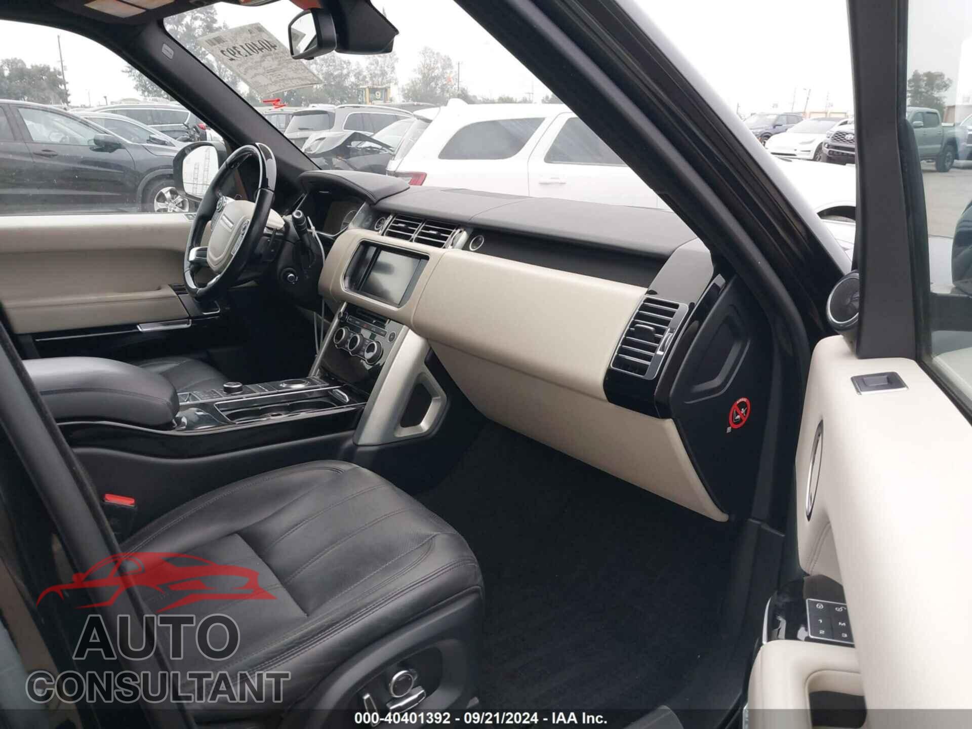 LAND ROVER RANGE ROVER 2016 - SALGS2KF4GA298202