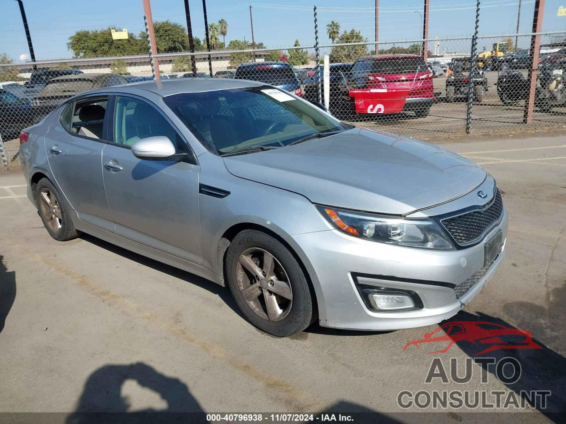 KIA OPTIMA 2014 - KNAGM4A71E5480501