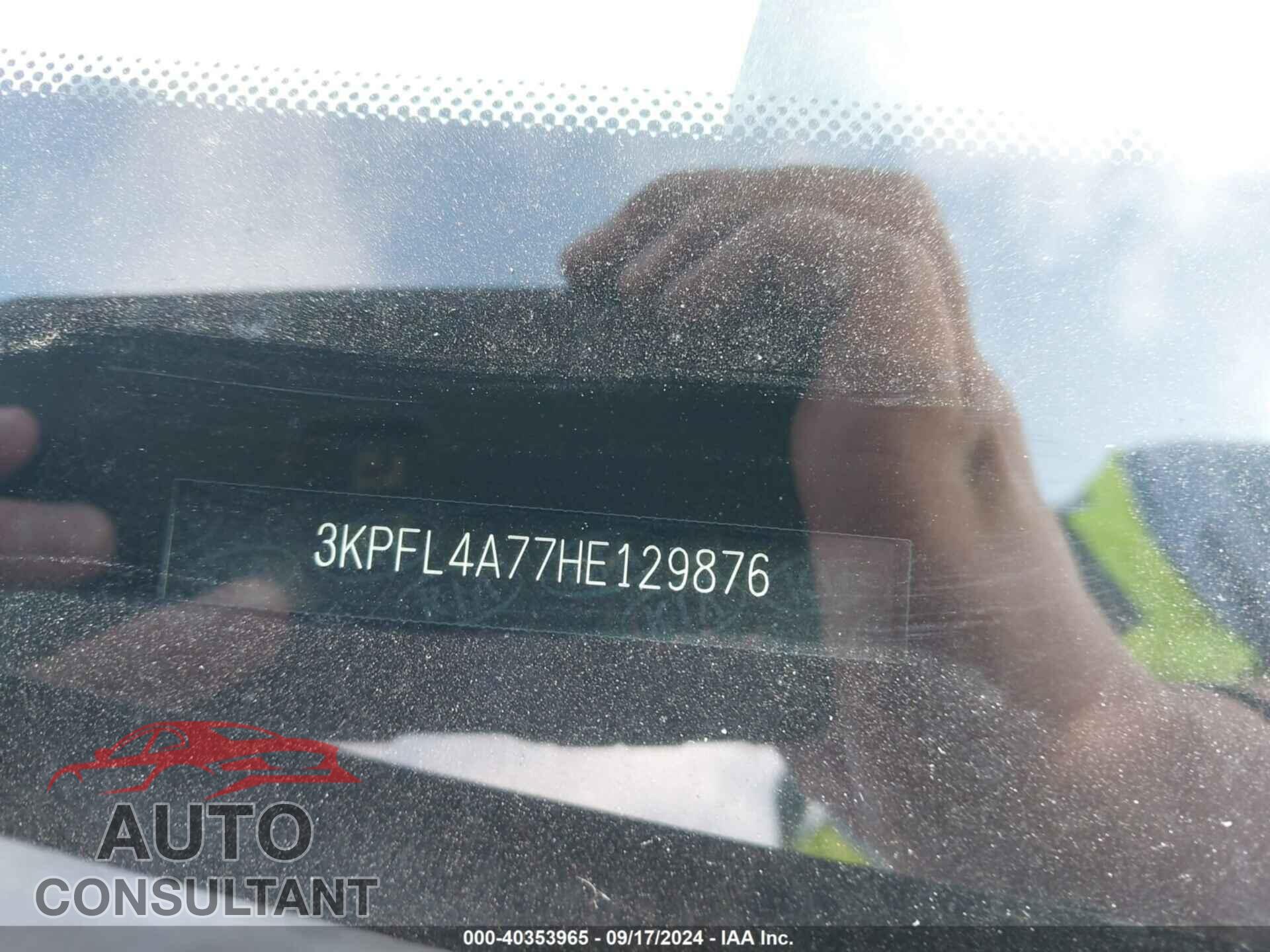 KIA FORTE 2017 - 3KPFL4A77HE129876