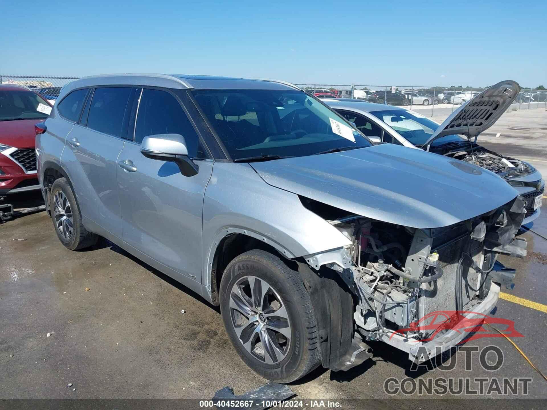 TOYOTA HIGHLANDER 2022 - 5TDGBRCH0NS549832