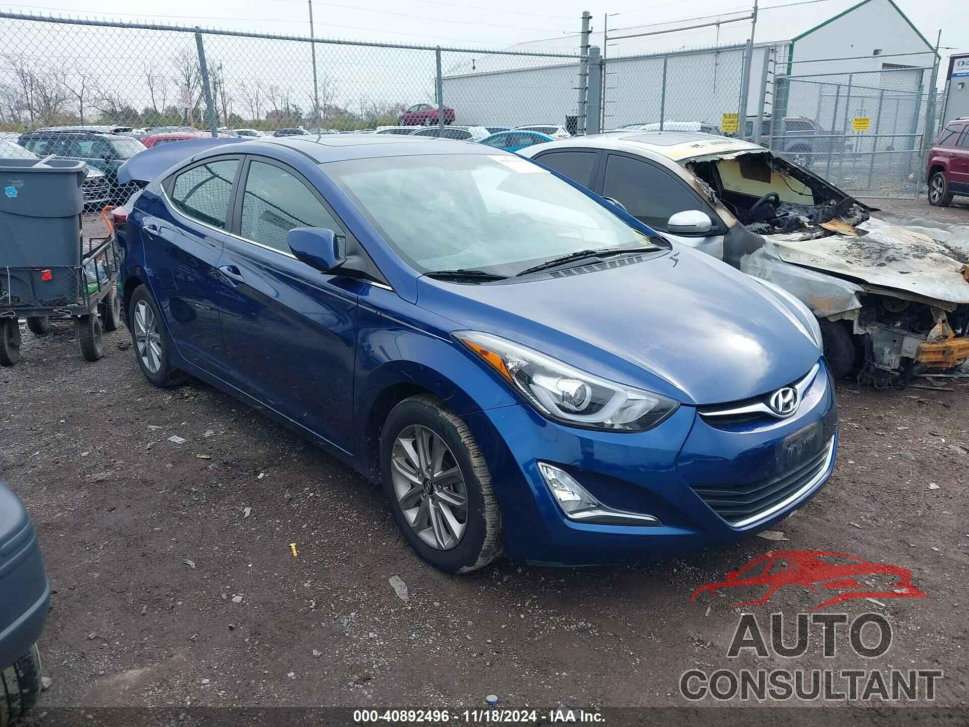 HYUNDAI ELANTRA 2015 - 5NPDH4AE1FH581371