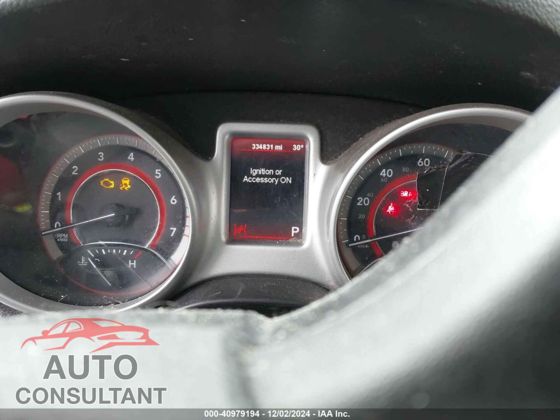 DODGE JOURNEY 2012 - 3C4PDCAB2CT366876