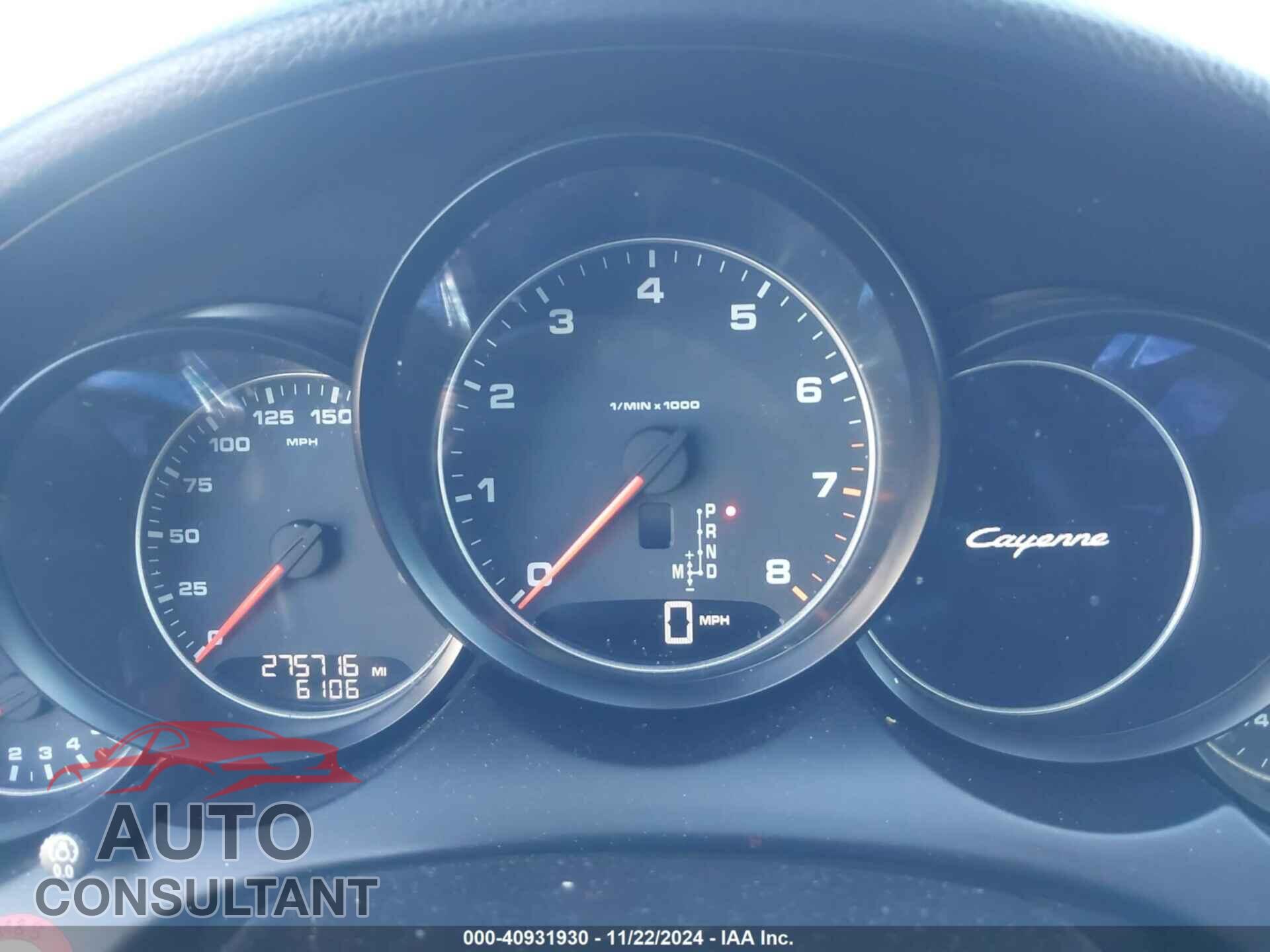 PORSCHE CAYENNE 2017 - WP1AA2A22HKA81336