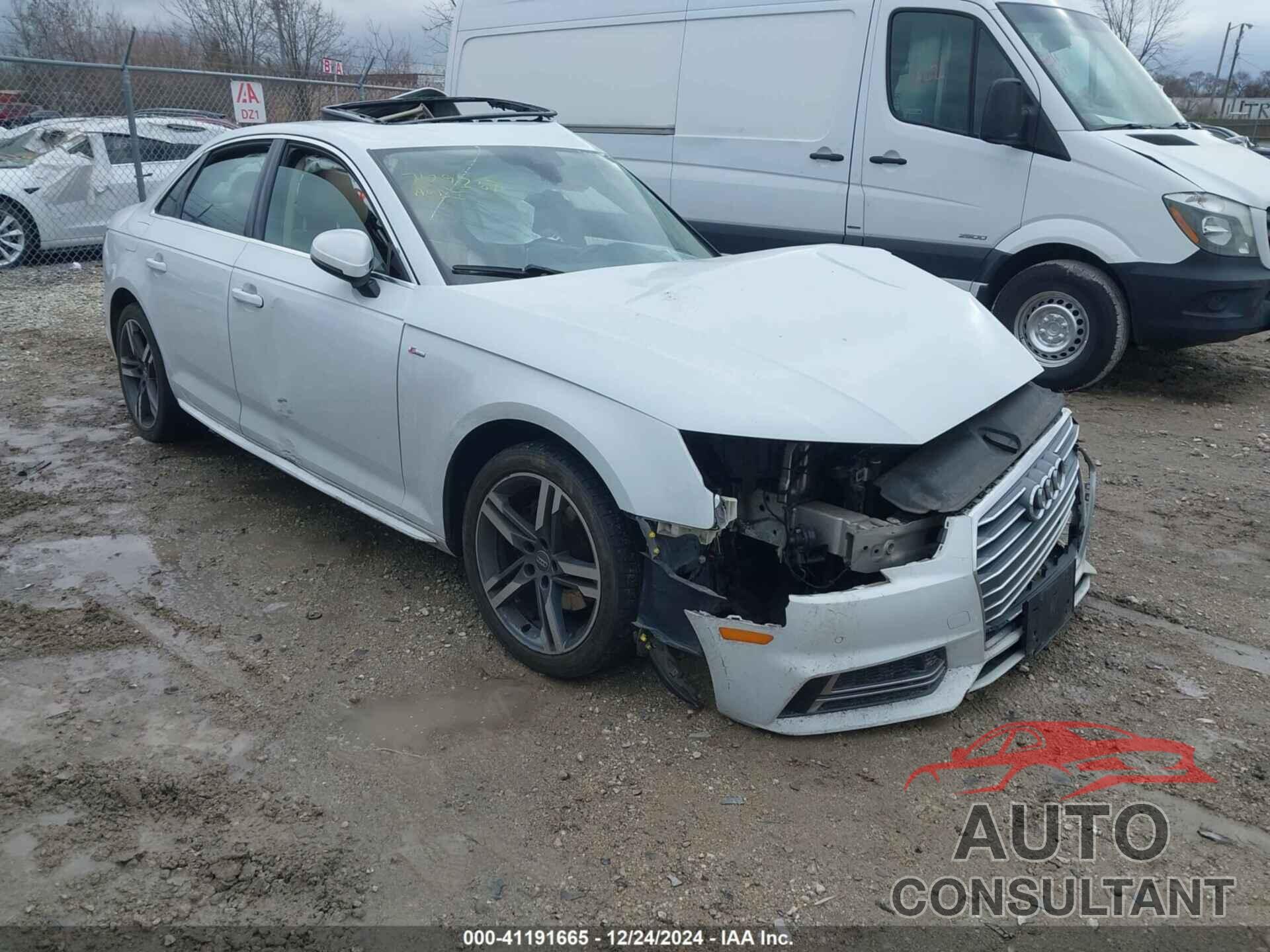 AUDI A4 2018 - WAULMAF49JA113858