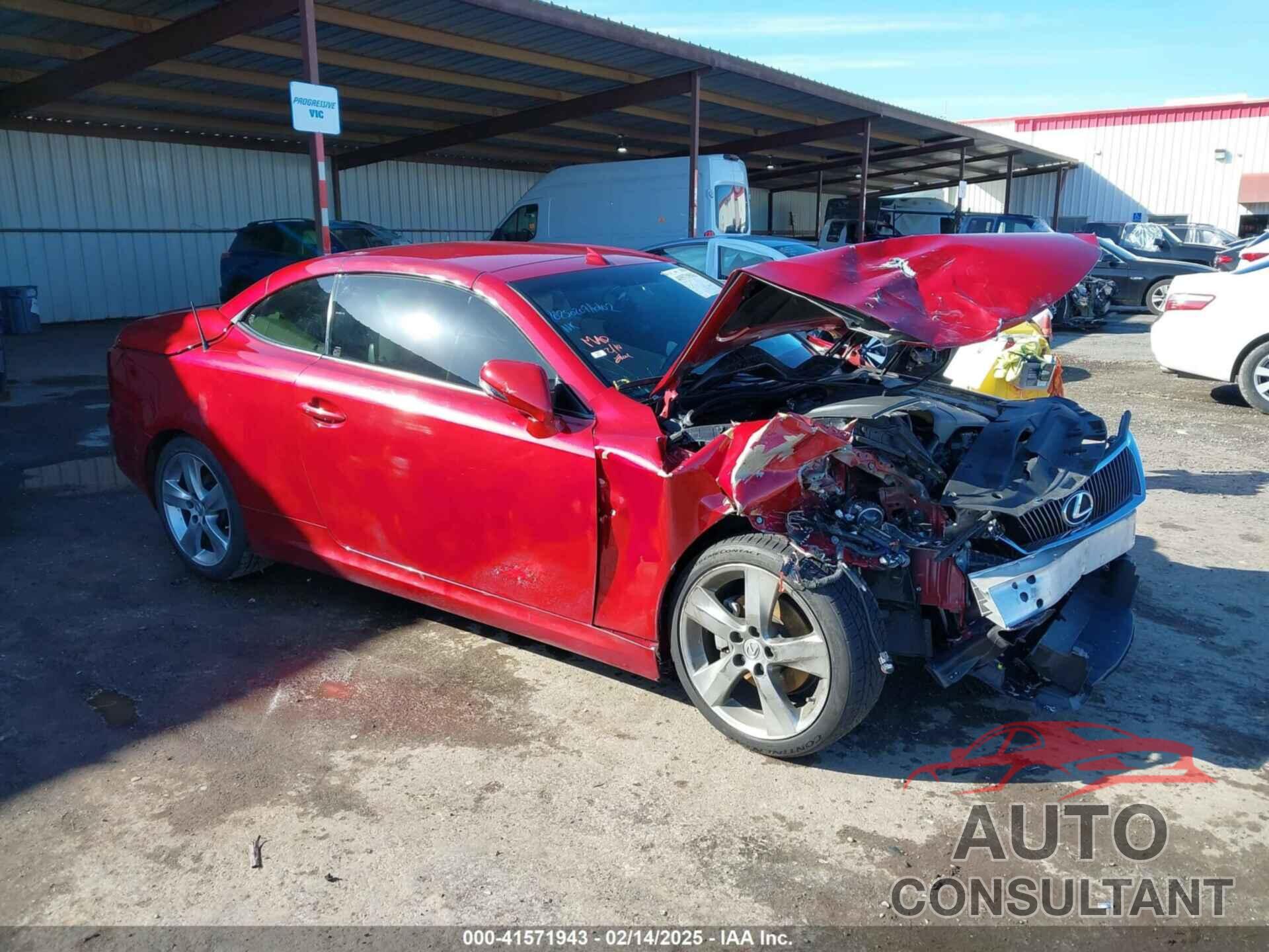 LEXUS IS 250C 2010 - JTHFF2C20A2507339