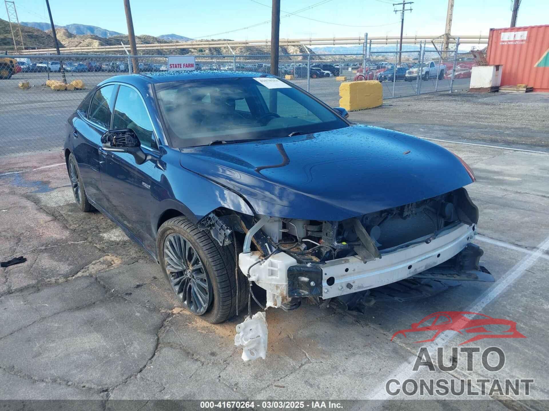 TOYOTA AVALON HYBRID 2019 - 4T1B21FB0KU004767