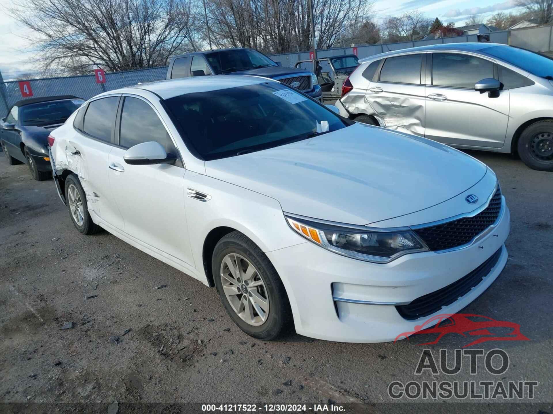 KIA OPTIMA 2018 - 5XXGT4L34JG208756