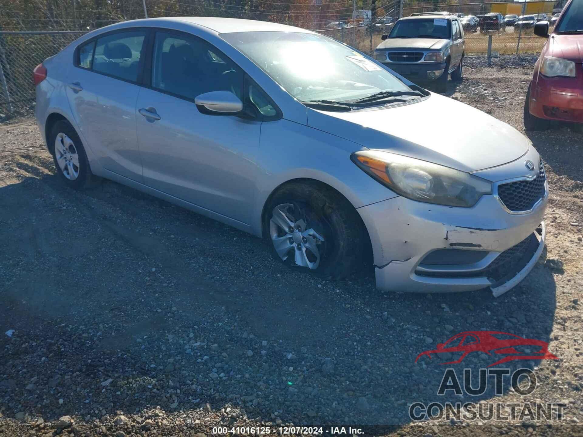 KIA FORTE 2016 - KNAFK4A69G5607894