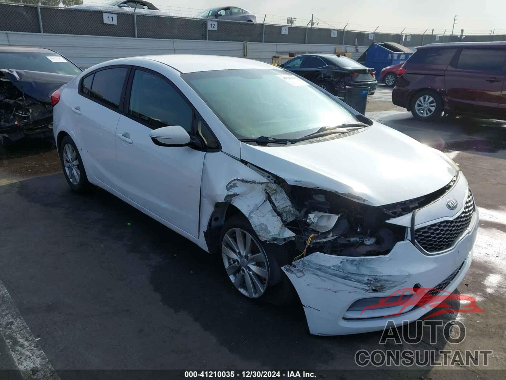 KIA FORTE 2014 - KNAFX4A65E5242712