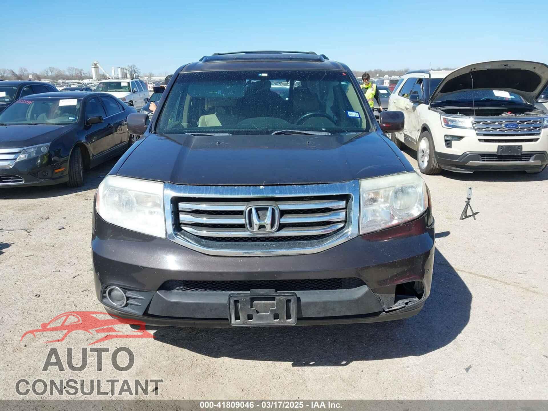HONDA PILOT 2012 - 5FNYF4H99CB069996