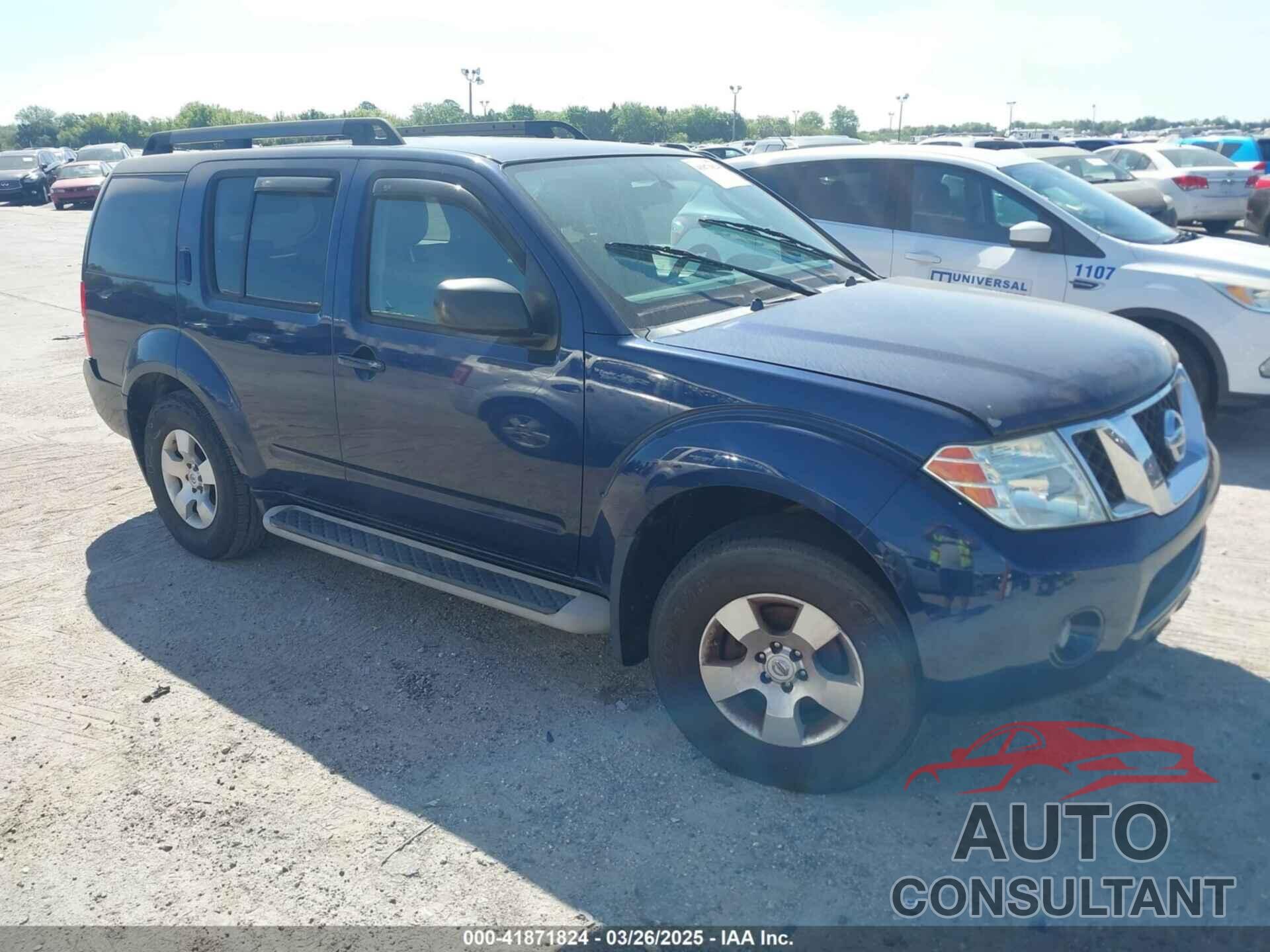 NISSAN PATHFINDER 2010 - 5N1AR1NB2AC607779