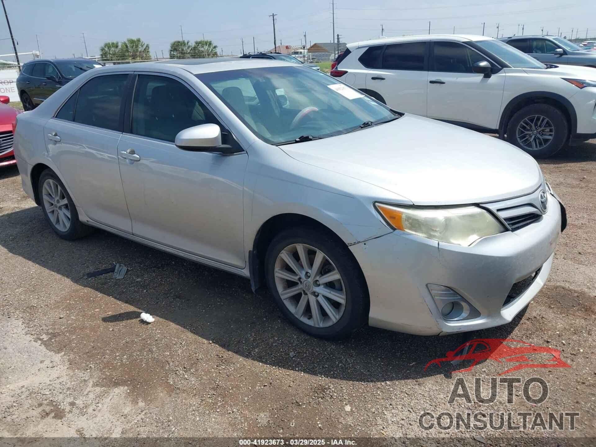 TOYOTA CAMRY 2012 - 4T4BF1FK7CR210924