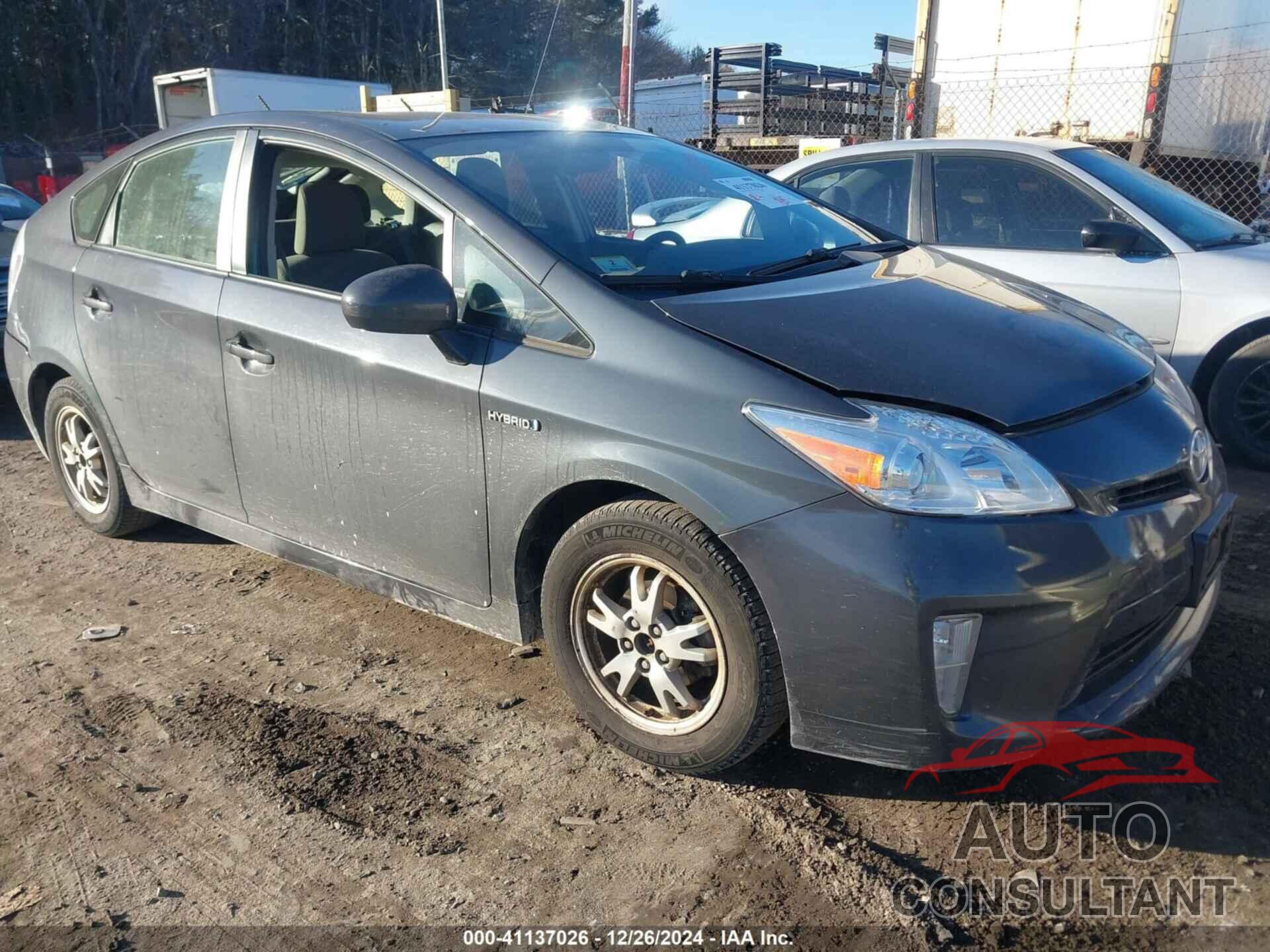 TOYOTA PRIUS 2012 - JTDKN3DU5C1539124