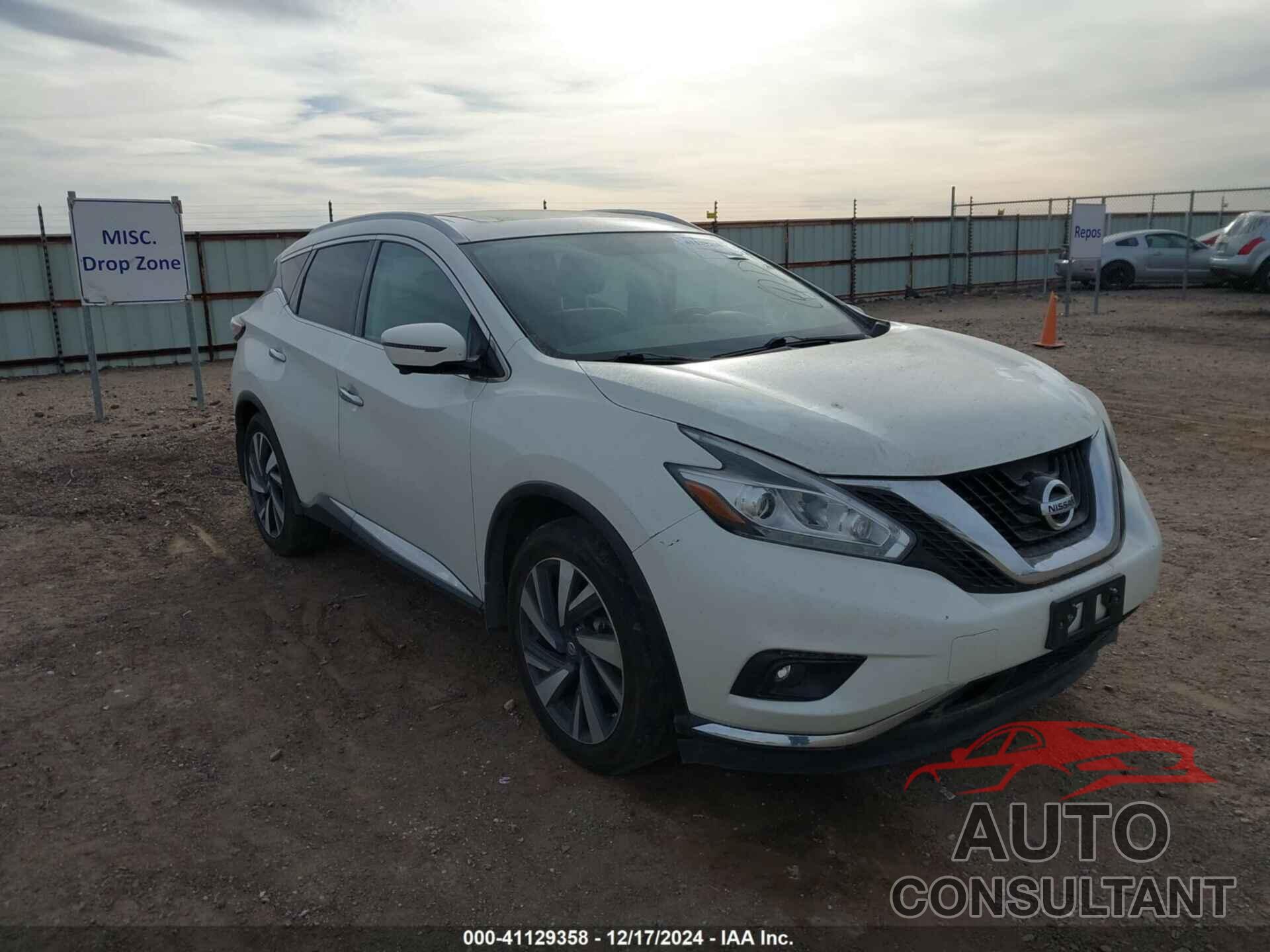 NISSAN MURANO 2017 - 5N1AZ2MH8HN187021