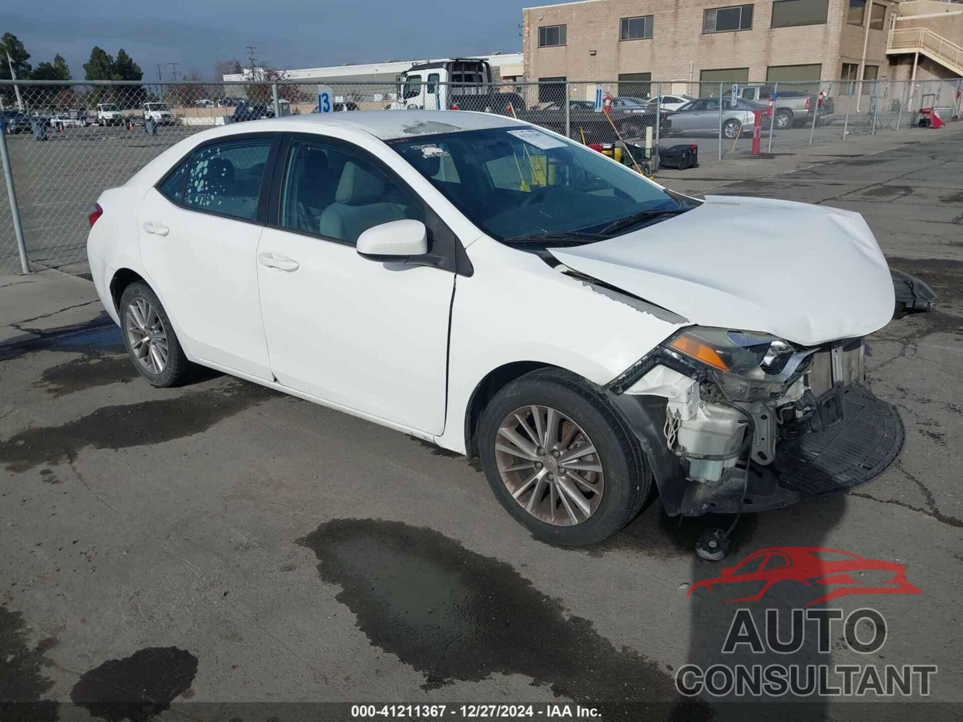 TOYOTA COROLLA 2015 - 5YFBURHE5FP187106