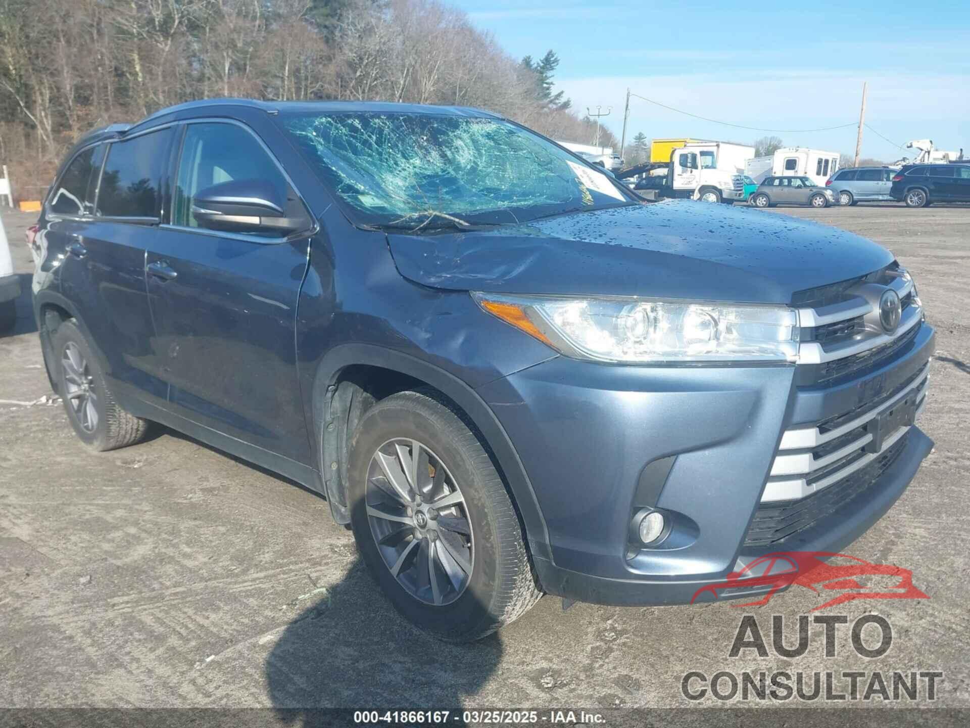 TOYOTA HIGHLANDER 2019 - 5TDJZRFHXKS950717
