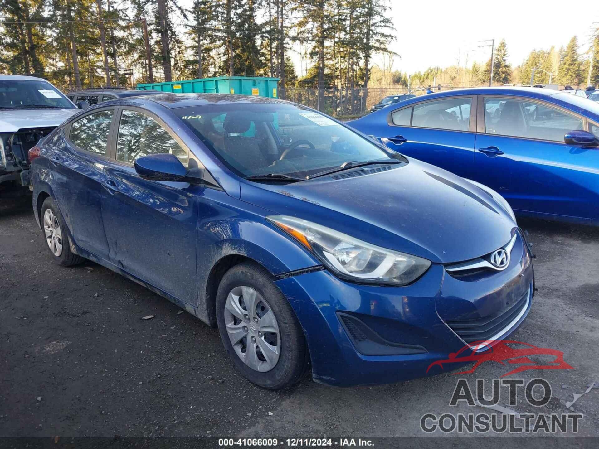 HYUNDAI ELANTRA 2016 - 5NPDH4AE0GH685500