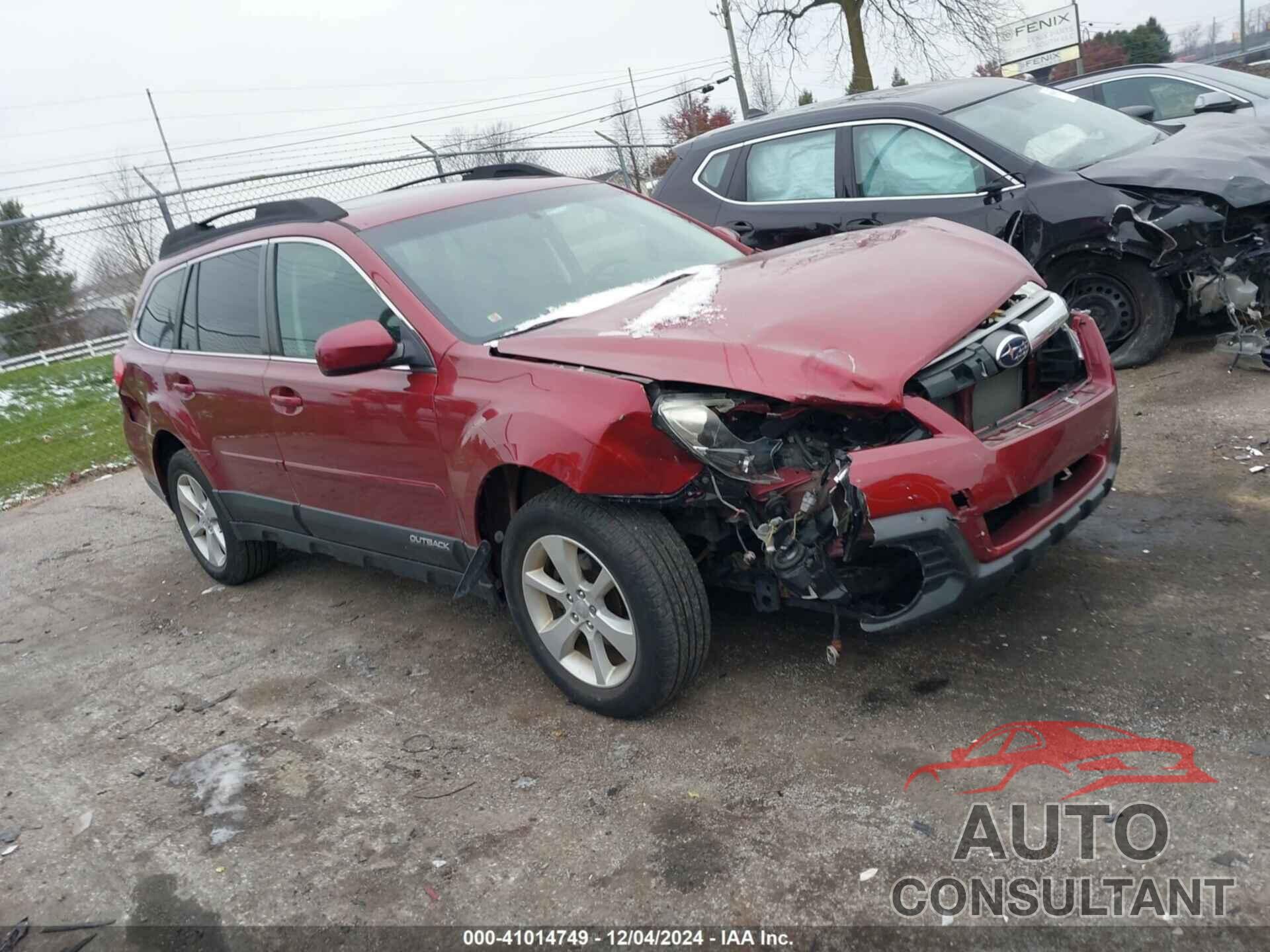 SUBARU OUTBACK 2013 - 4S4BRCGC7D3260590