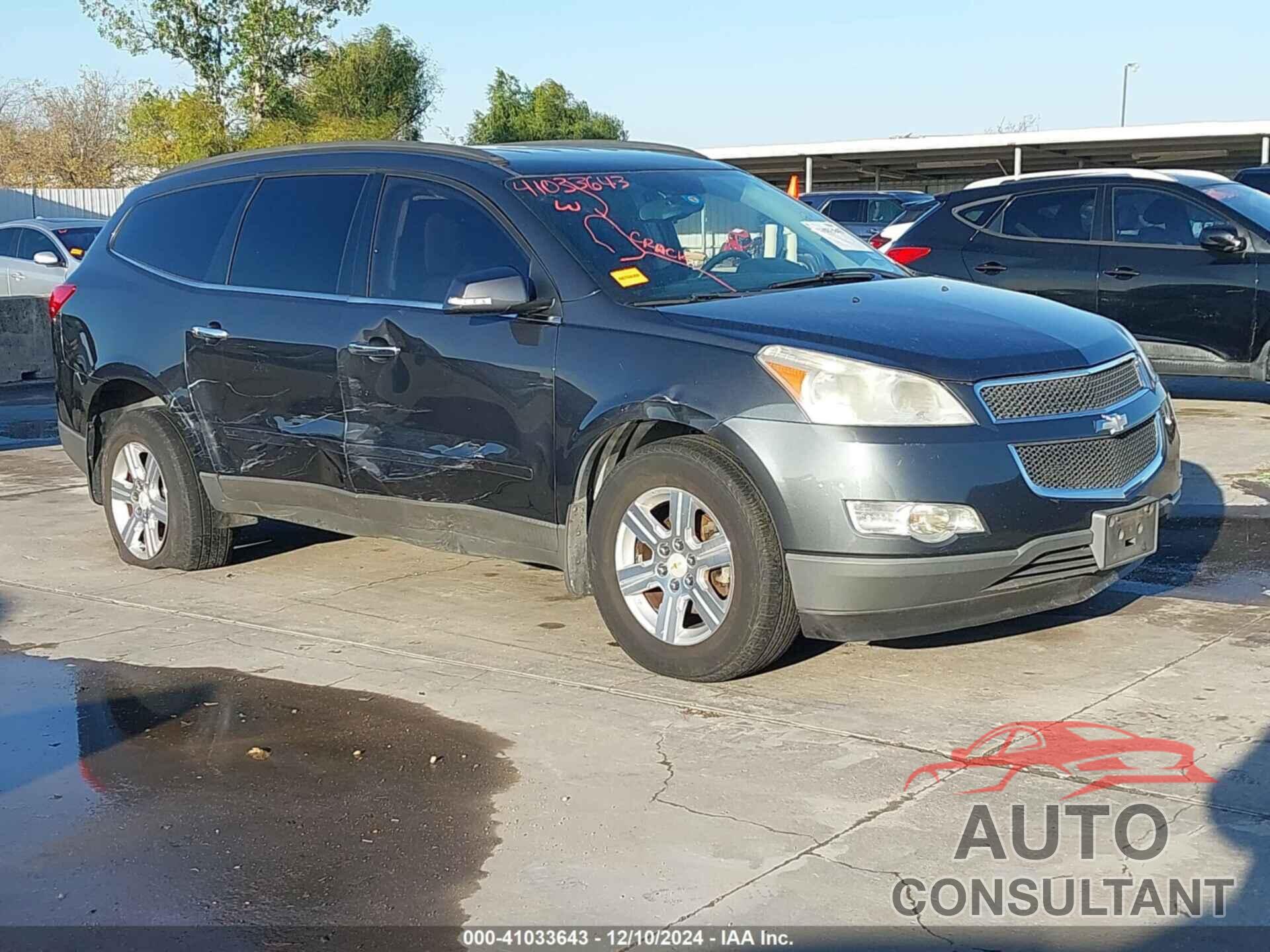 CHEVROLET TRAVERSE 2012 - 1GNKRGEDXCJ296704