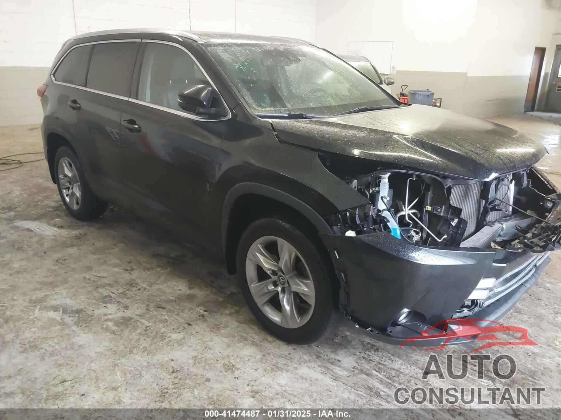 TOYOTA HIGHLANDER 2019 - 5TDDZRFH0KS721380