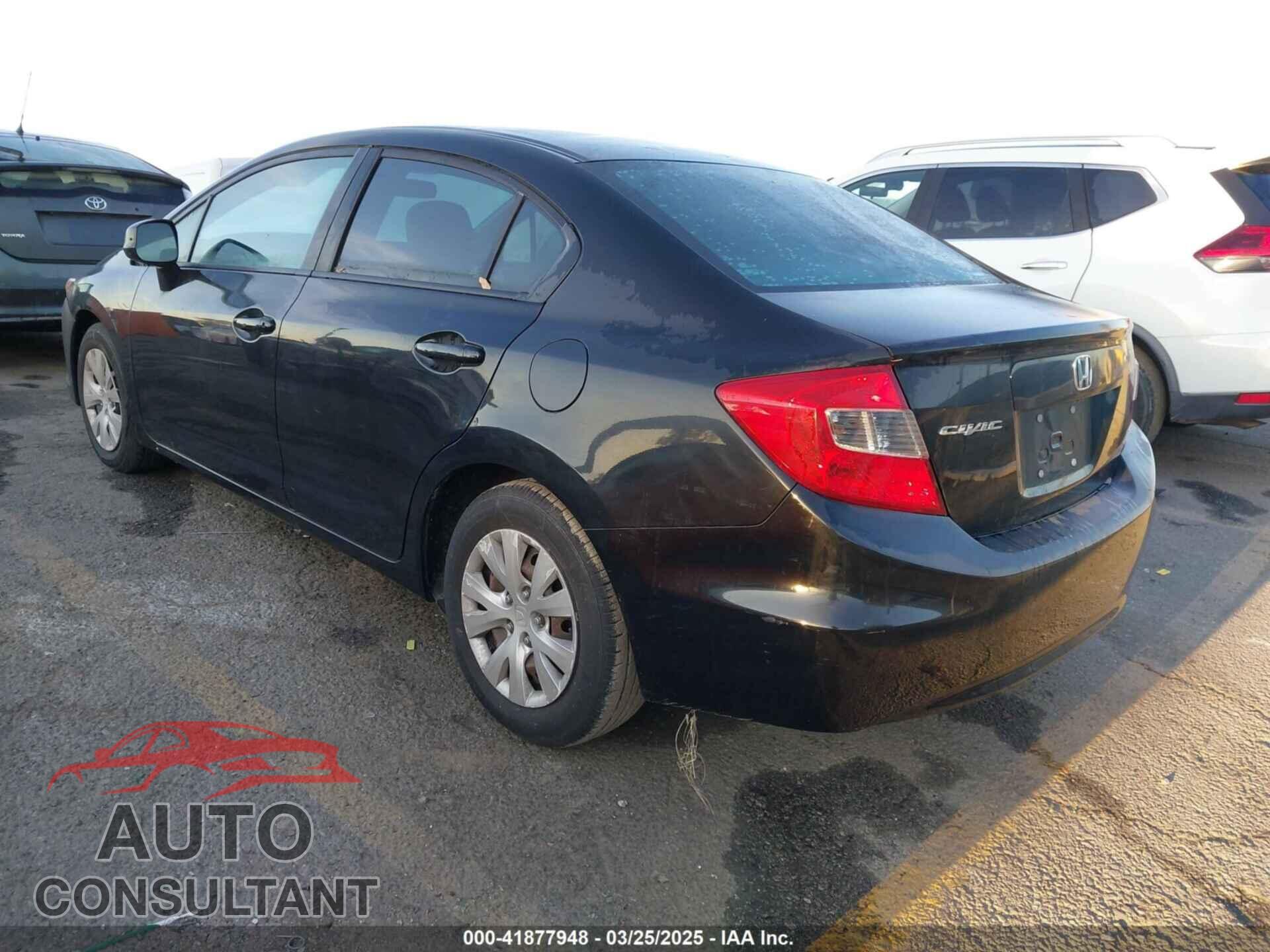 HONDA CIVIC 2012 - 19XFB2F56CE375809