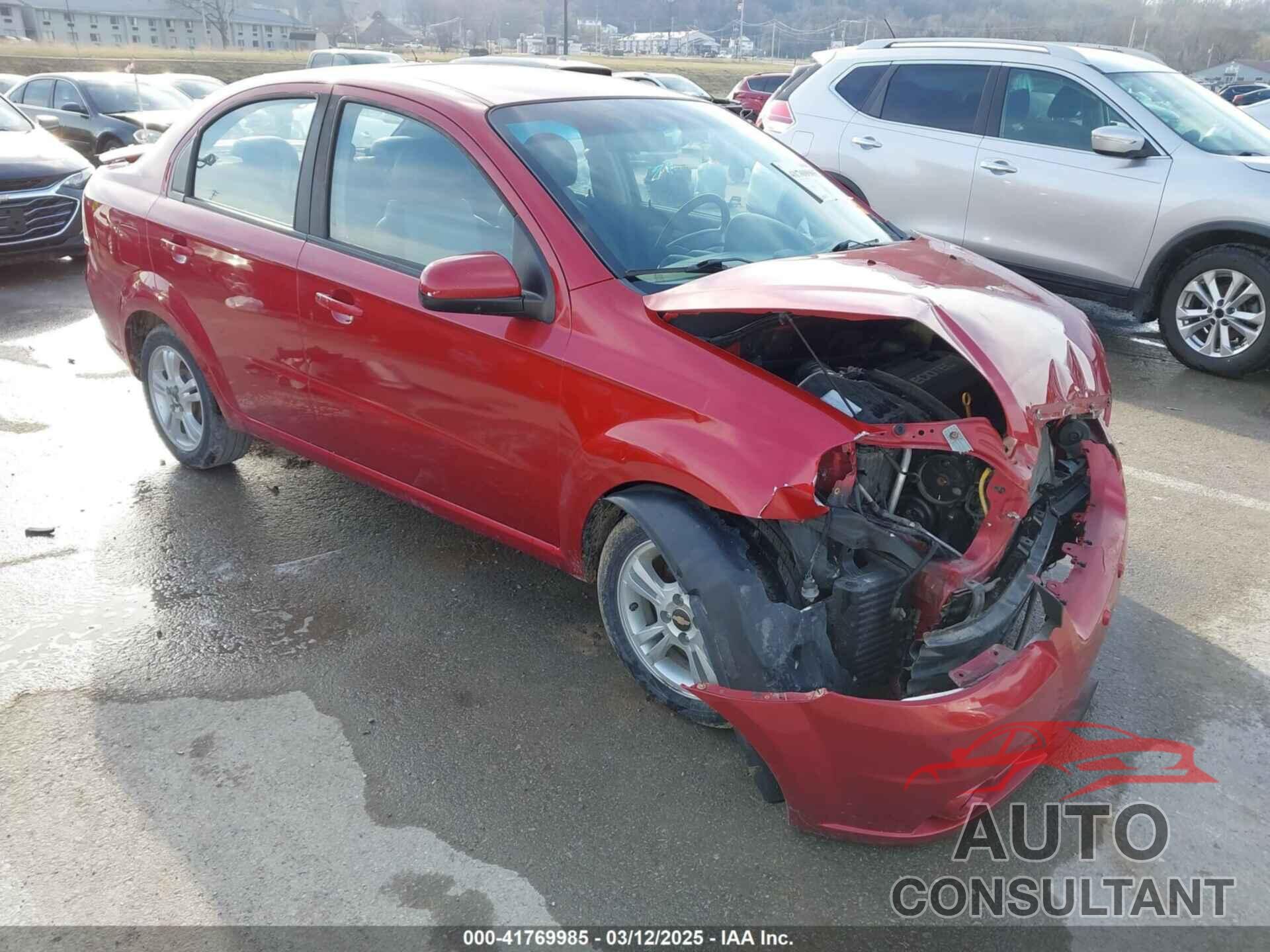 CHEVROLET AVEO 2011 - KL1TG5DEXBB148568