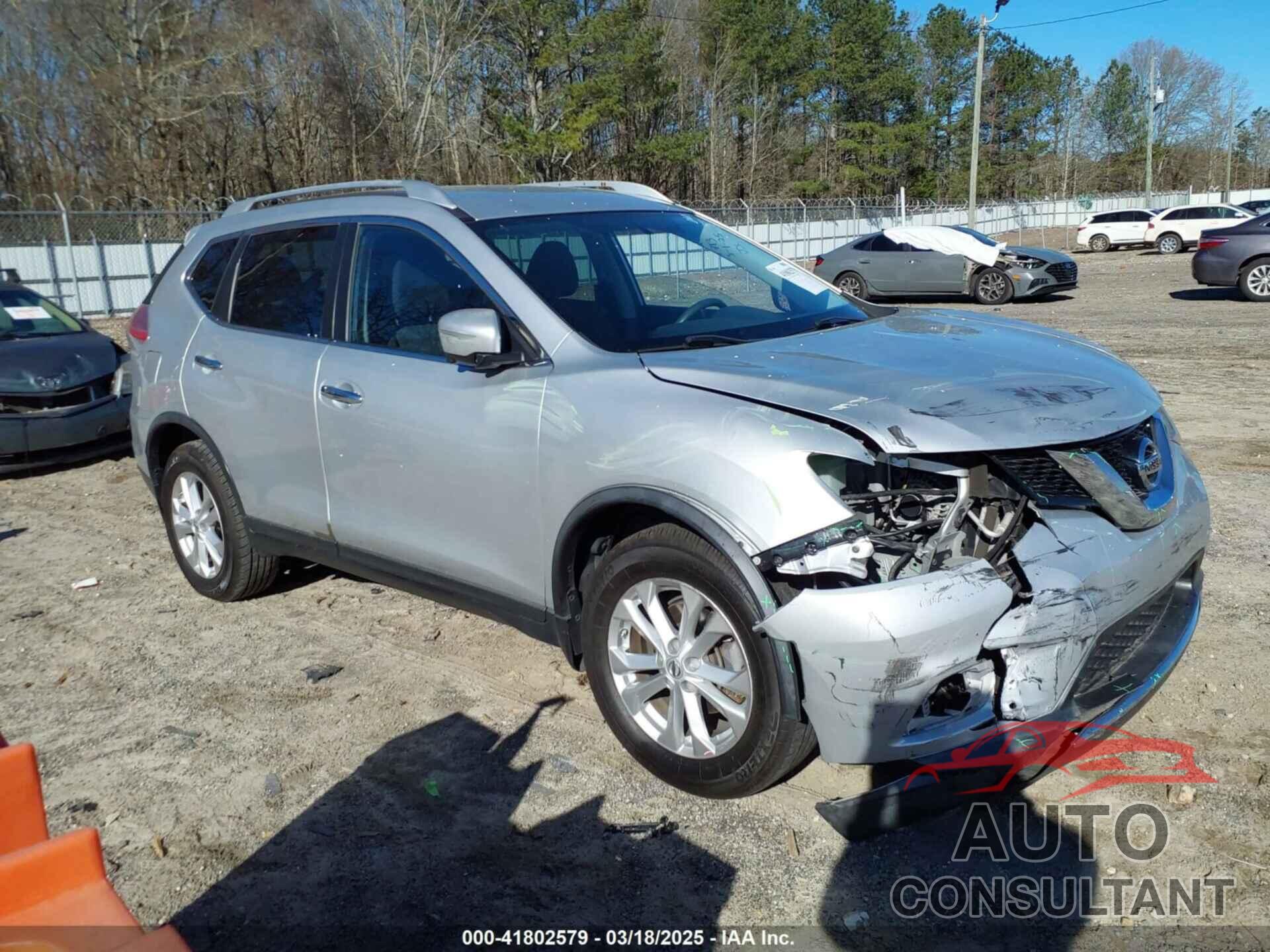 NISSAN ROGUE 2015 - KNMAT2MT3FP547713