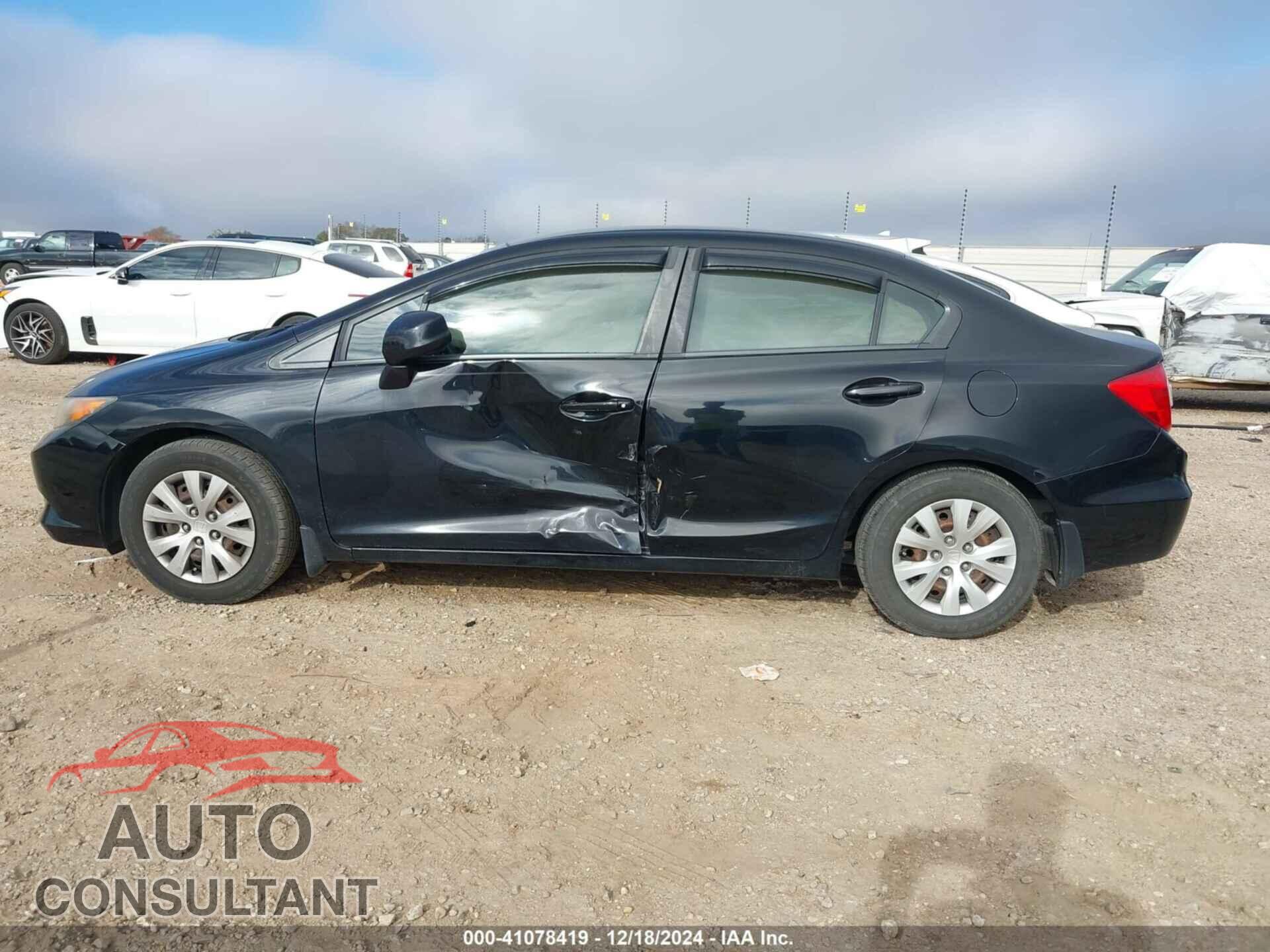 HONDA CIVIC 2012 - 19XFB2F55CE063772