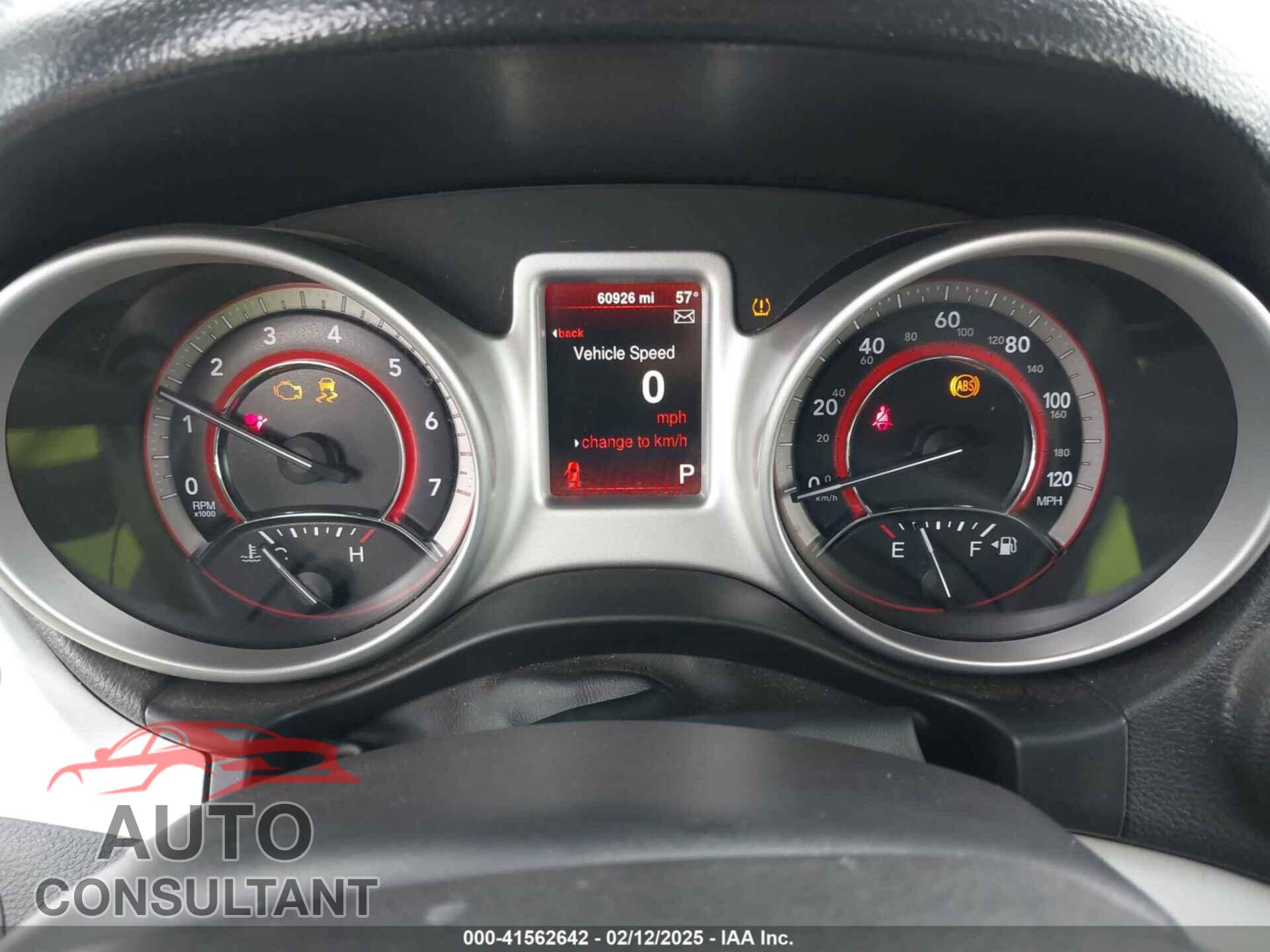 DODGE JOURNEY 2015 - 3C4PDCBG6FT712202