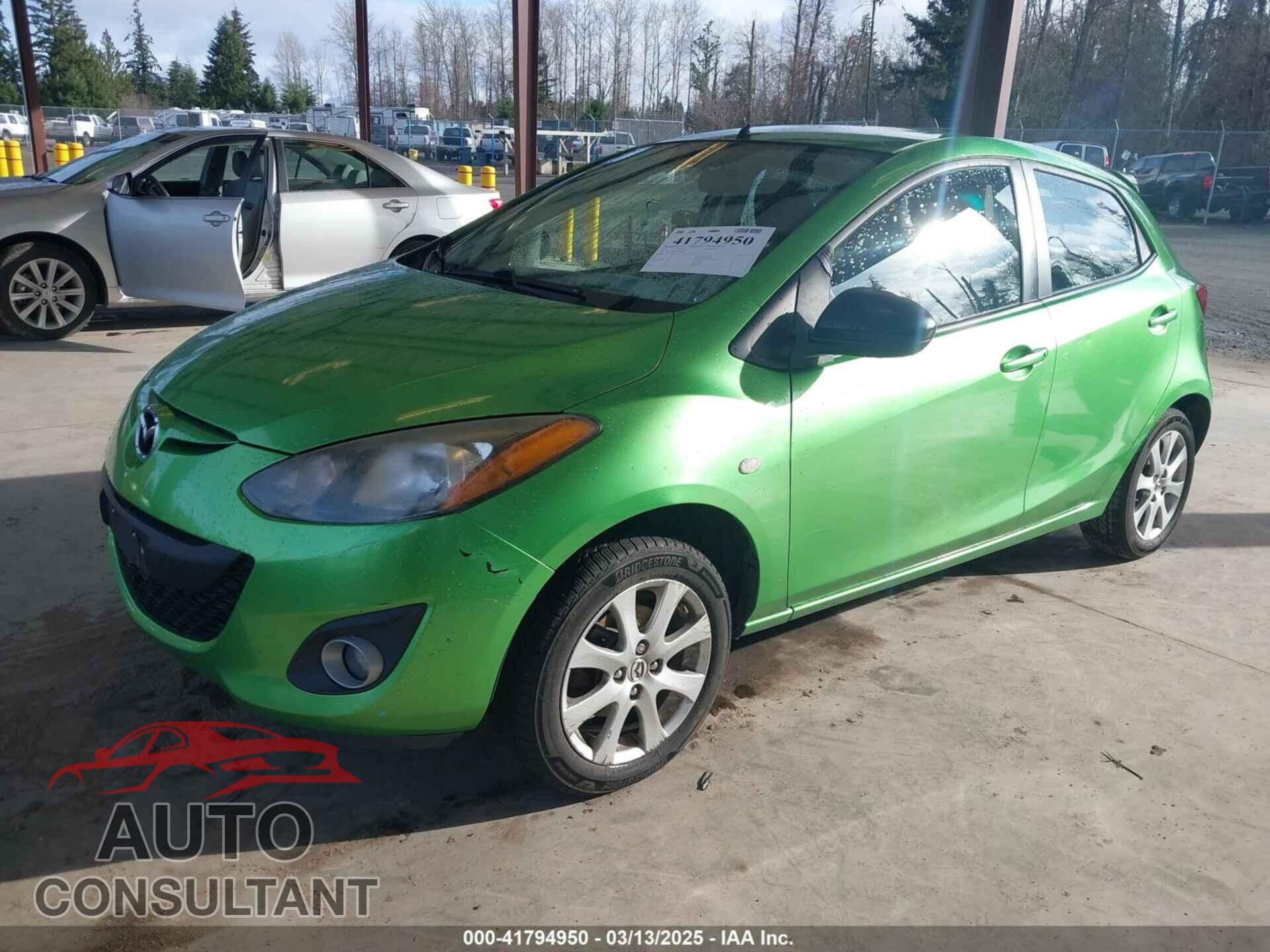 MAZDA MAZDA2 2011 - JM1DE1HZ8B0101592