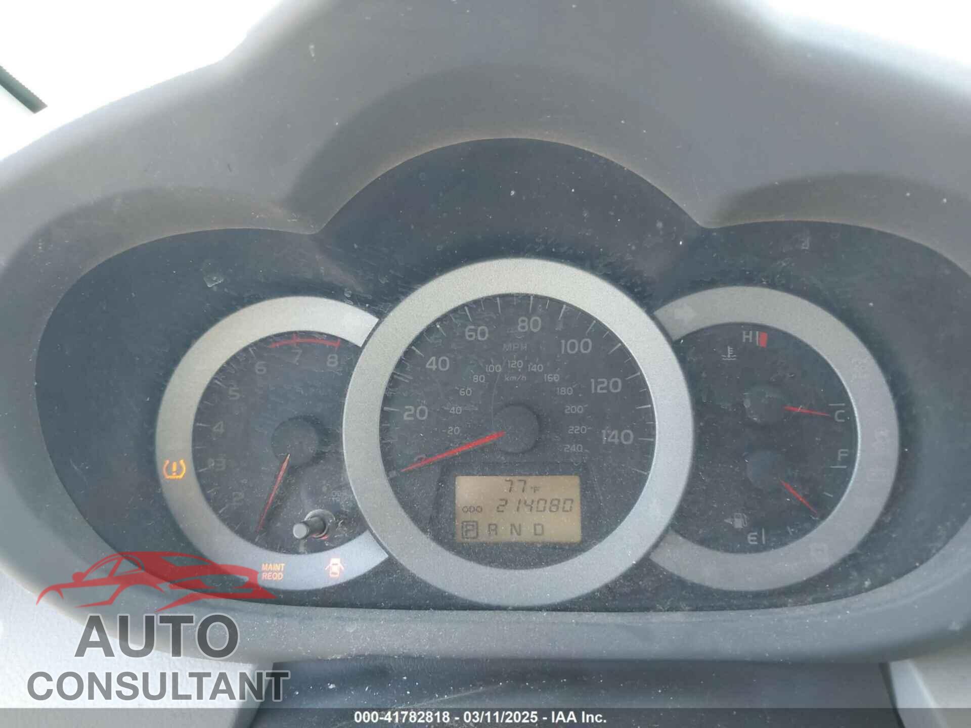 TOYOTA RAV4 2012 - 2T3DK4DV7CW074797