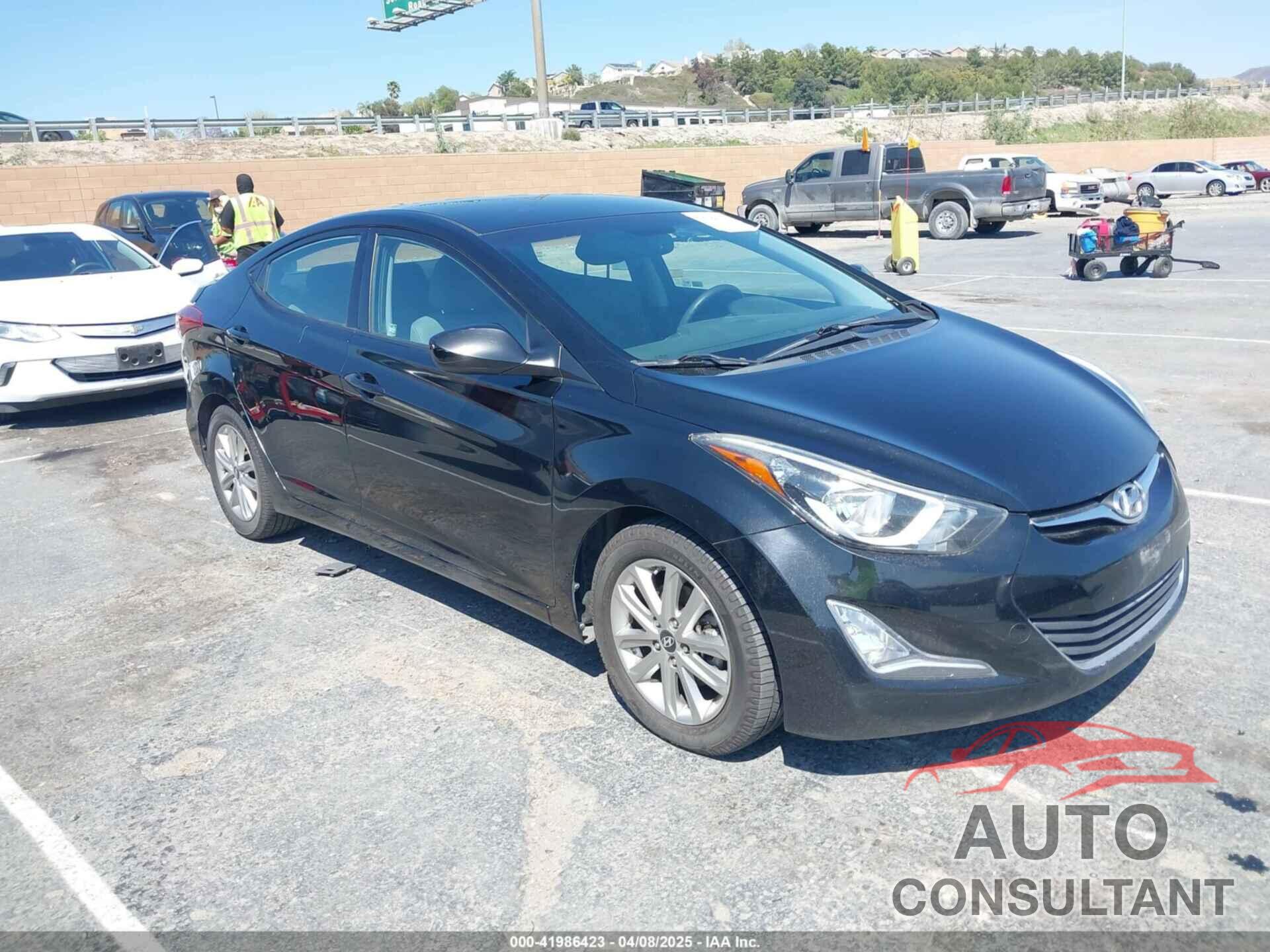 HYUNDAI ELANTRA 2016 - KMHDH4AE1GU483489