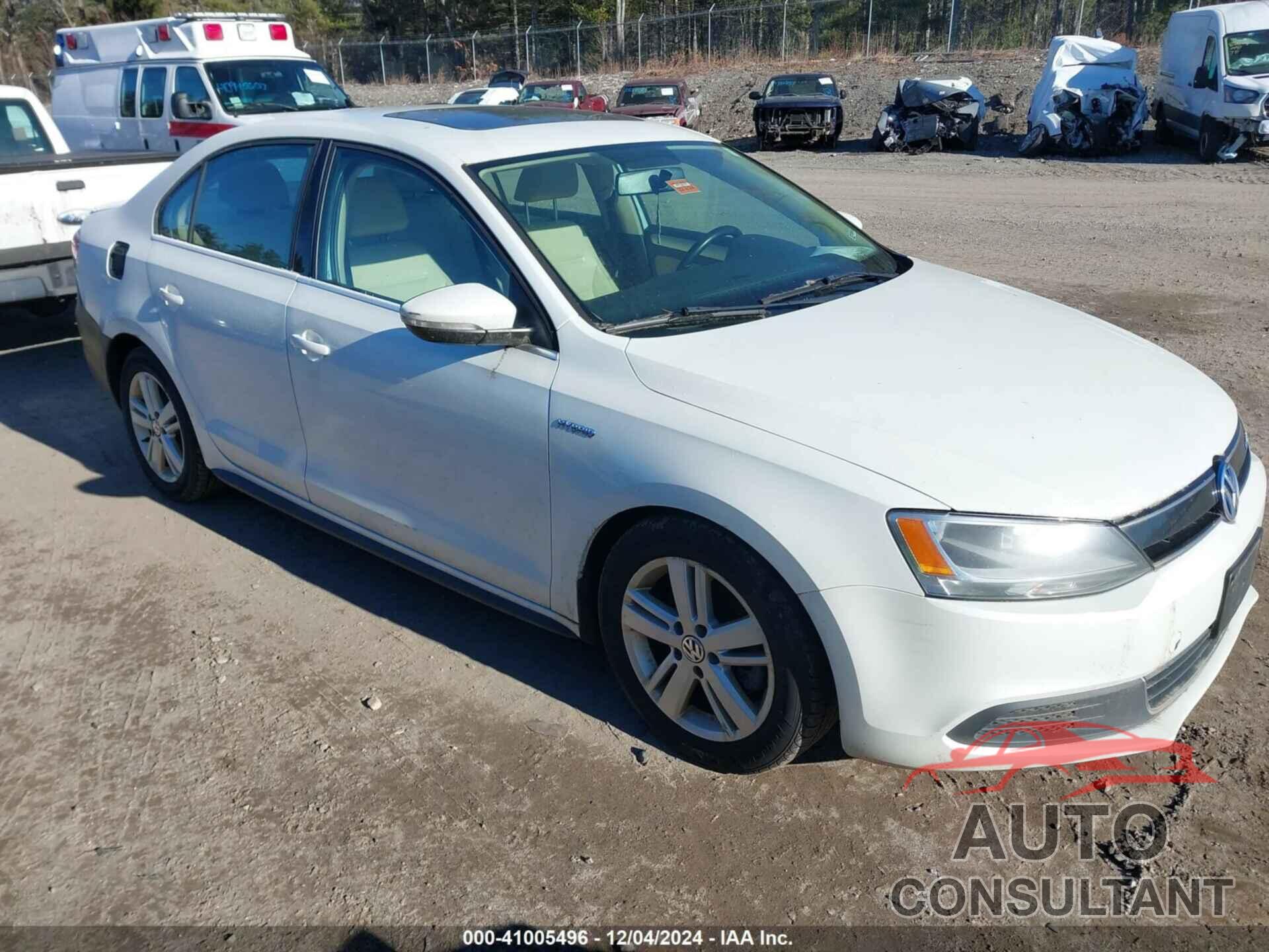 VOLKSWAGEN JETTA HYBRID 2013 - 3VW637AJ5DM311117