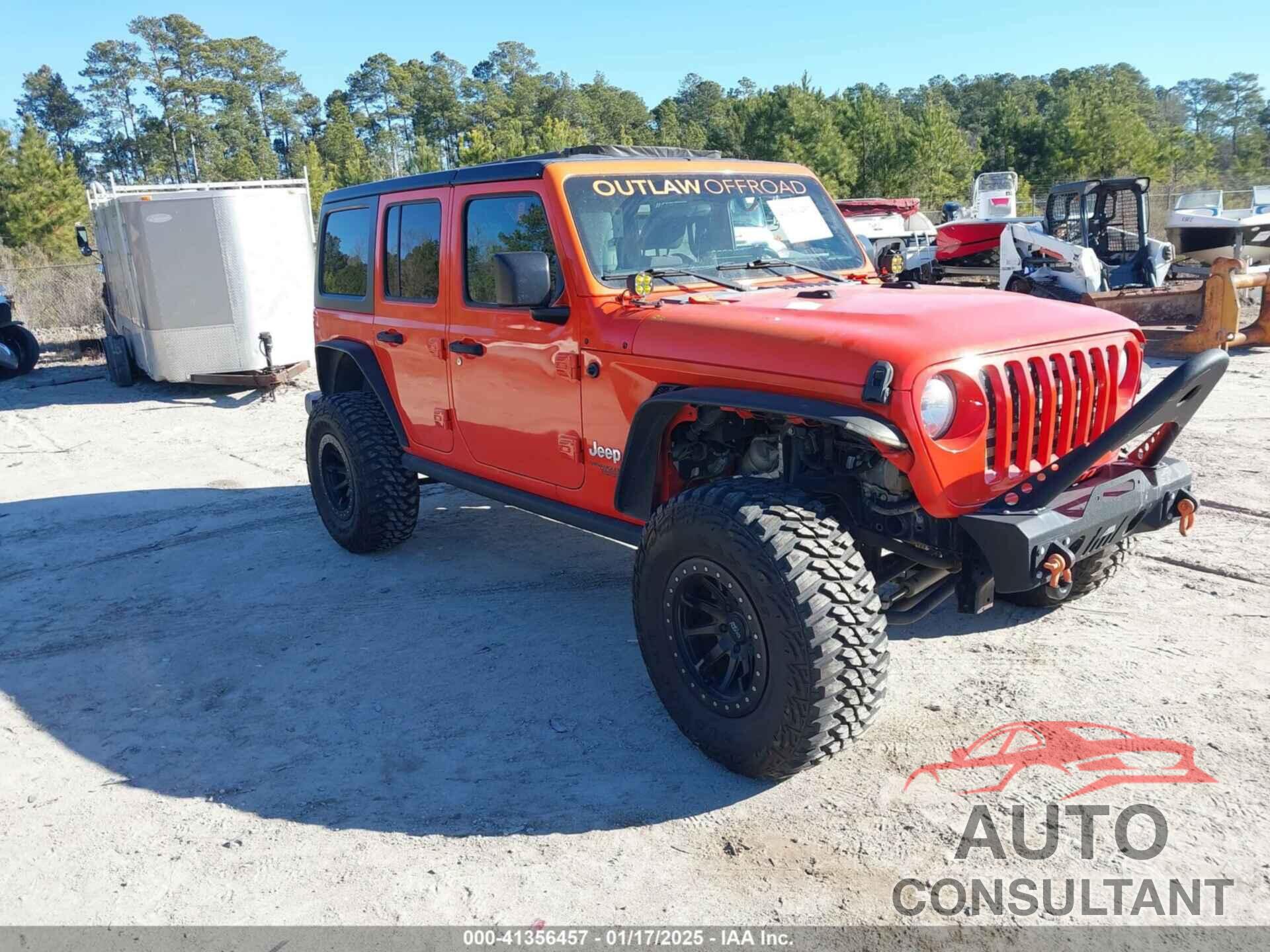 JEEP WRANGLER UNLIMITED 2018 - 1C4HJXDG2JW300220