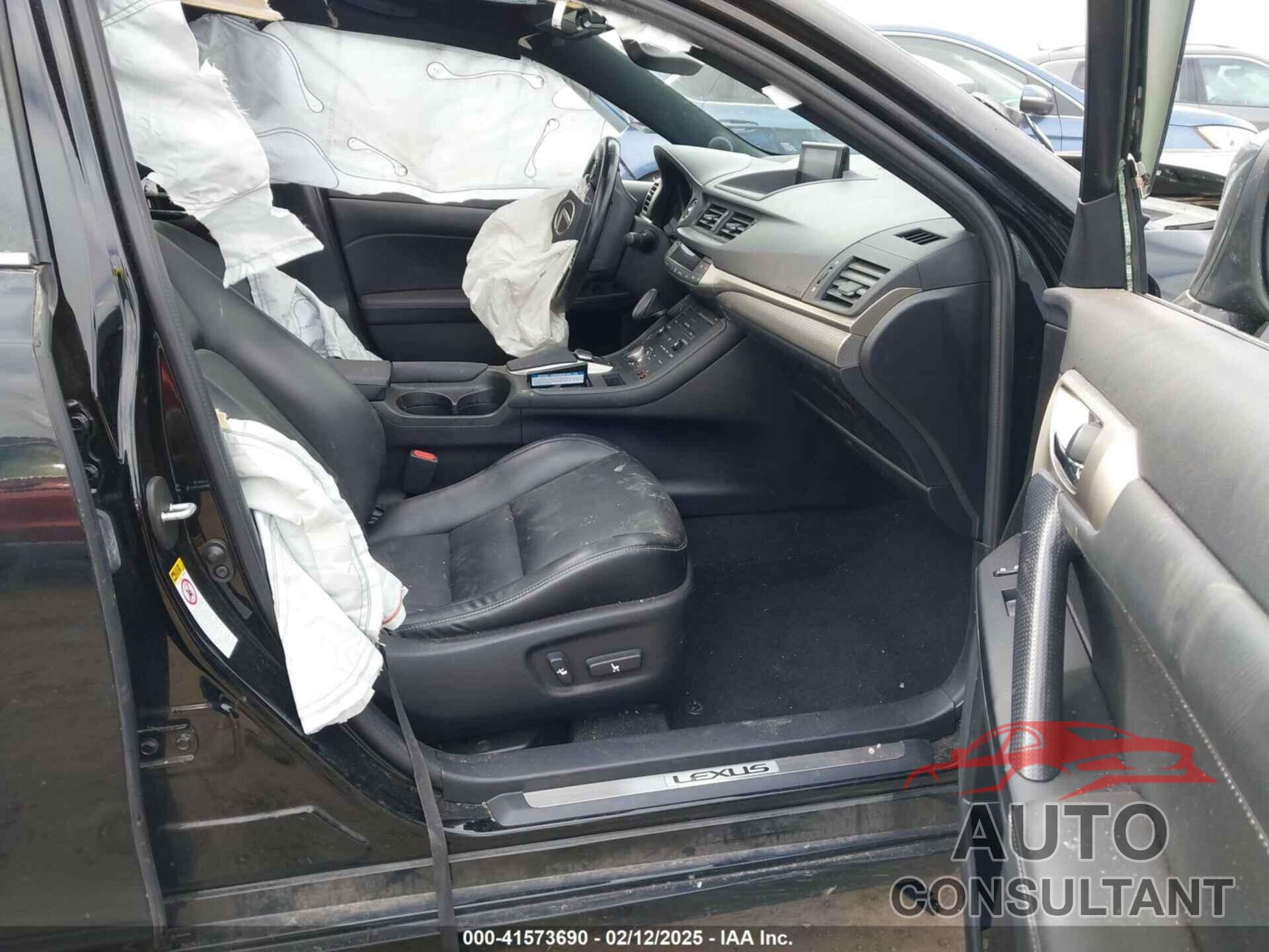 LEXUS CT 200H 2017 - JTHKD5BH6H2291891