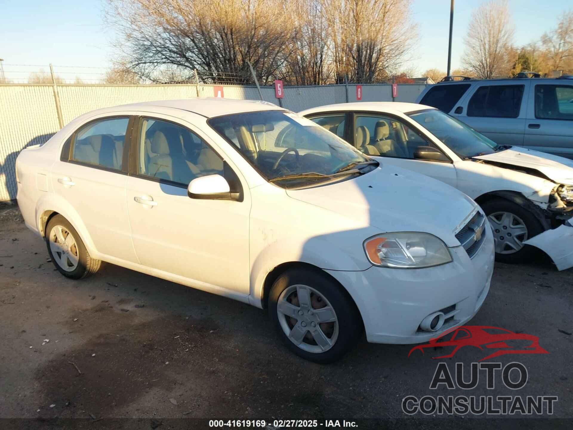 CHEVROLET AVEO 2011 - KL1TG5DE9BB129686