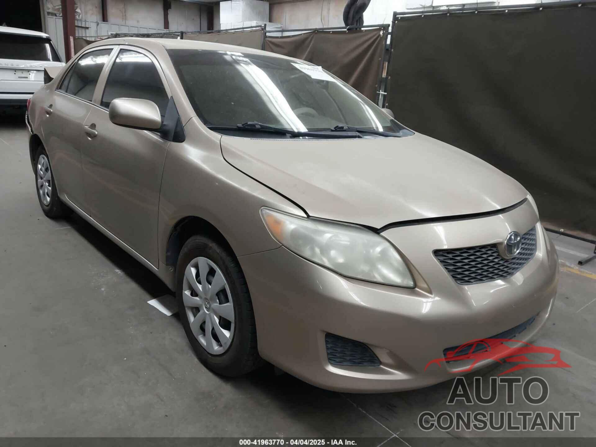 TOYOTA COROLLA 2009 - 1NXBU40E19Z011980