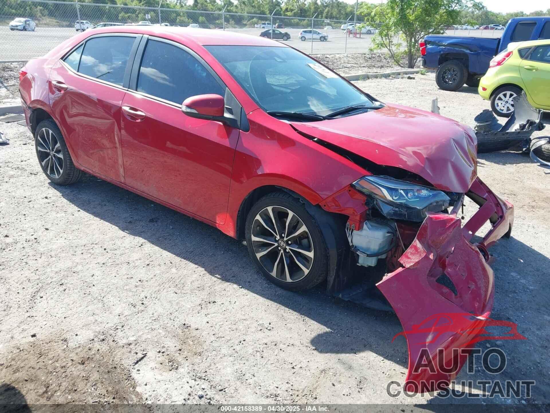 TOYOTA COROLLA 2017 - 2T1BURHEXHC859485