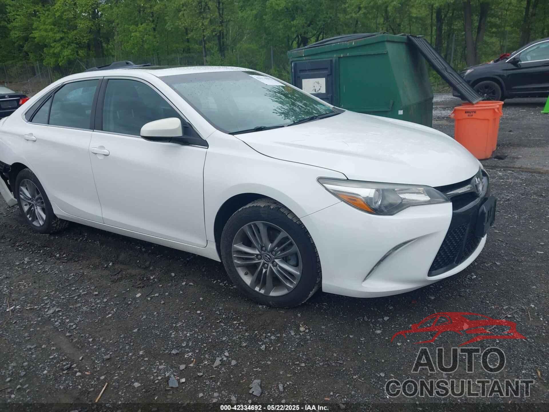 TOYOTA CAMRY 2016 - 4T1BF1FK3GU154108