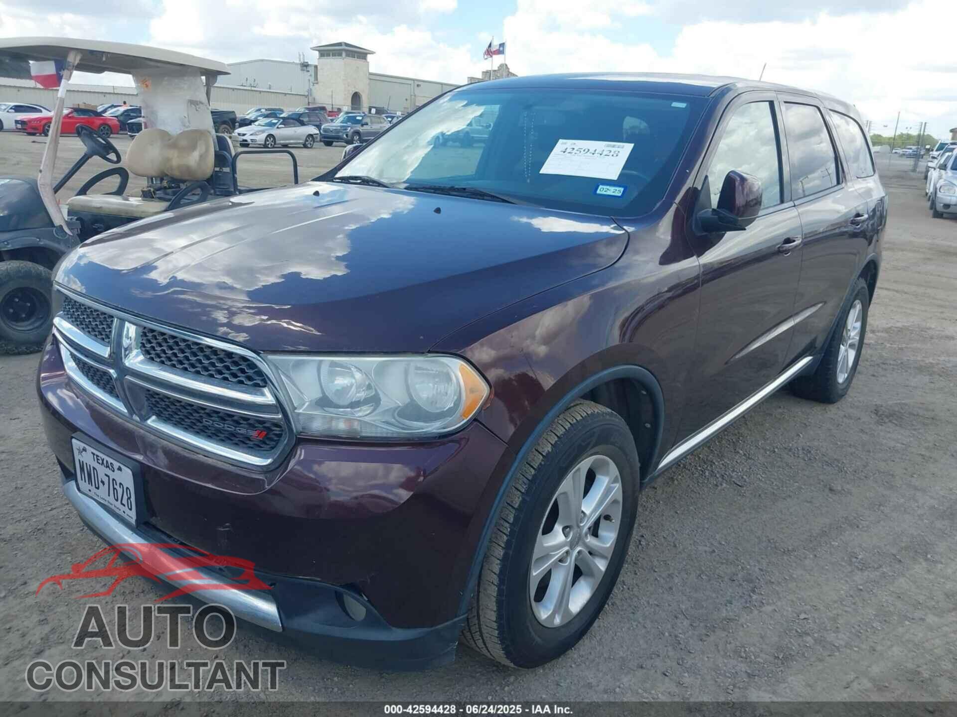 DODGE DURANGO 2012 - 1C4RDHAG6CC301302