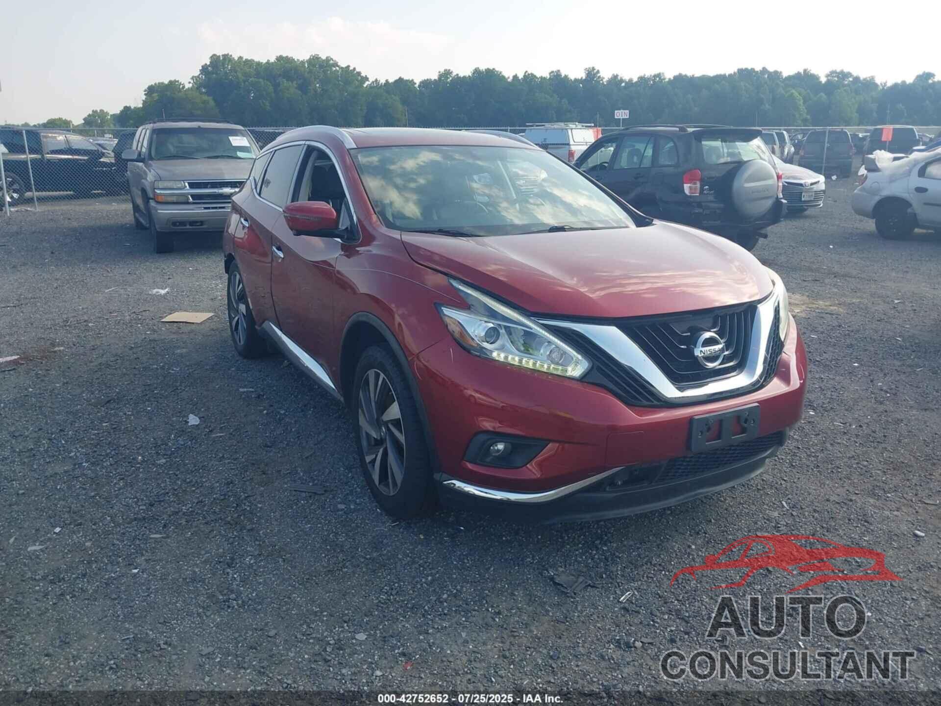 NISSAN MURANO 2016 - 5N1AZ2MH2GN103371