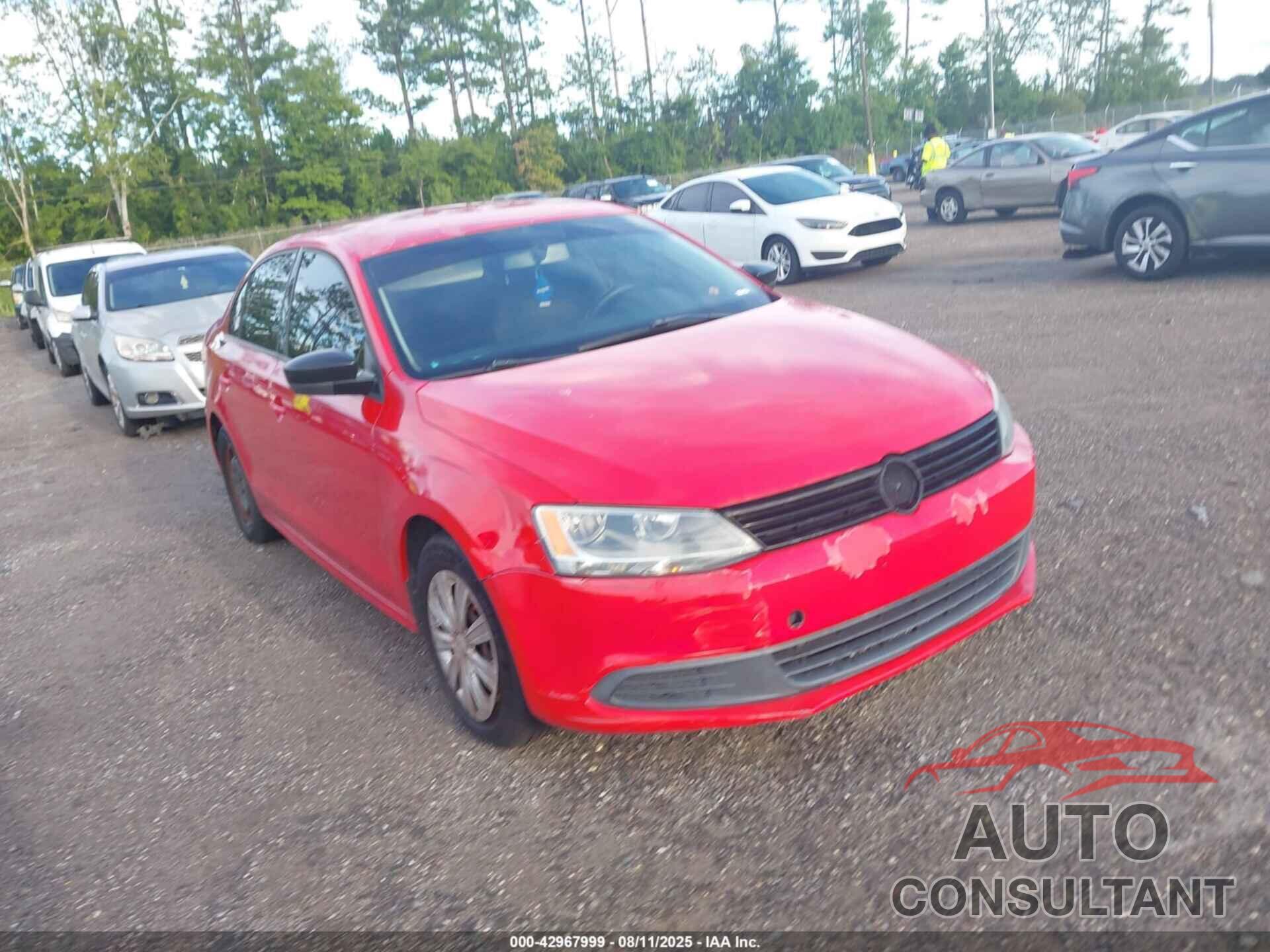 VOLKSWAGEN JETTA 2012 - 3VW2K7AJ2CM405844