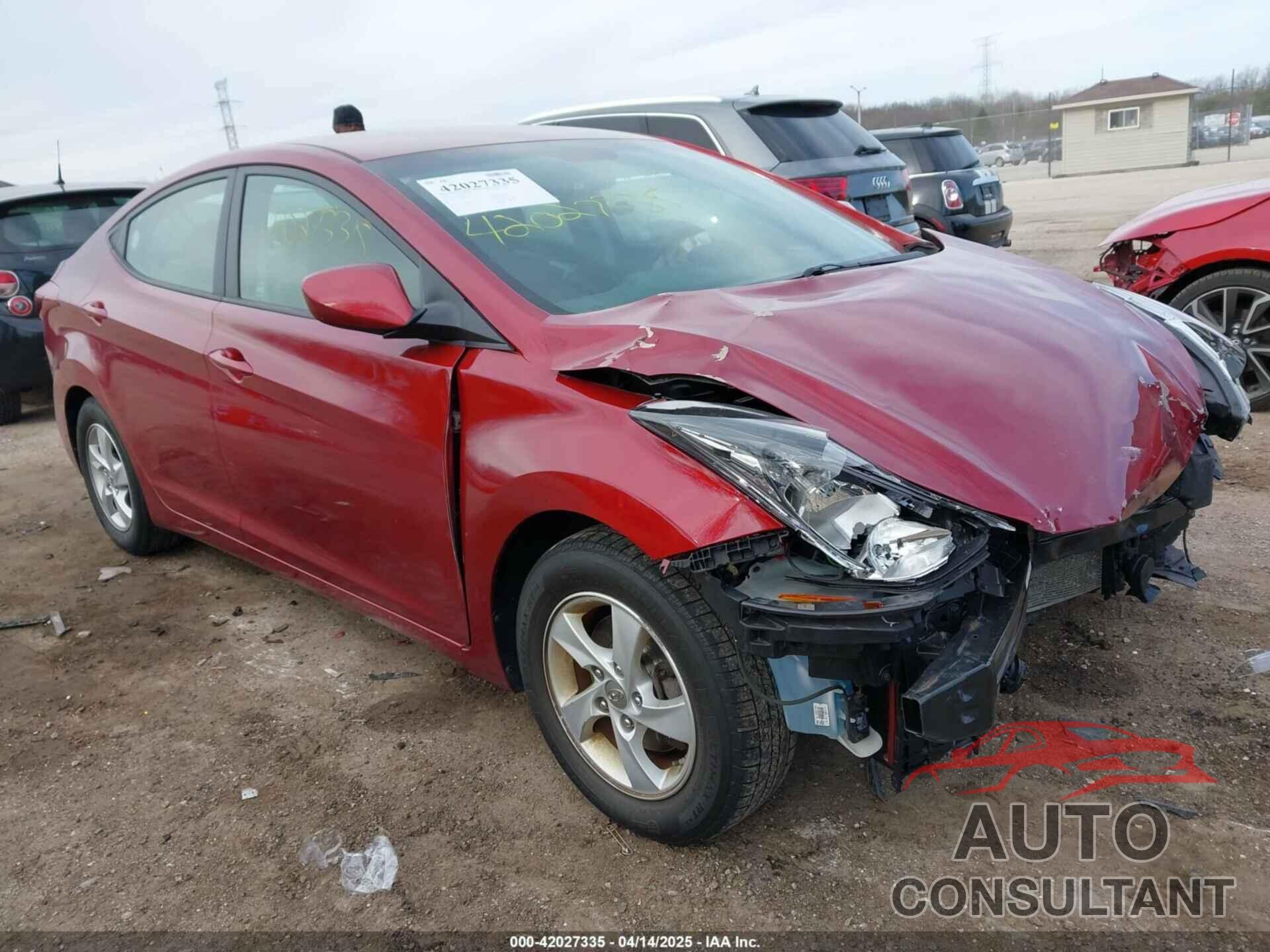 HYUNDAI ELANTRA 2014 - 5NPDH4AE2EH535207