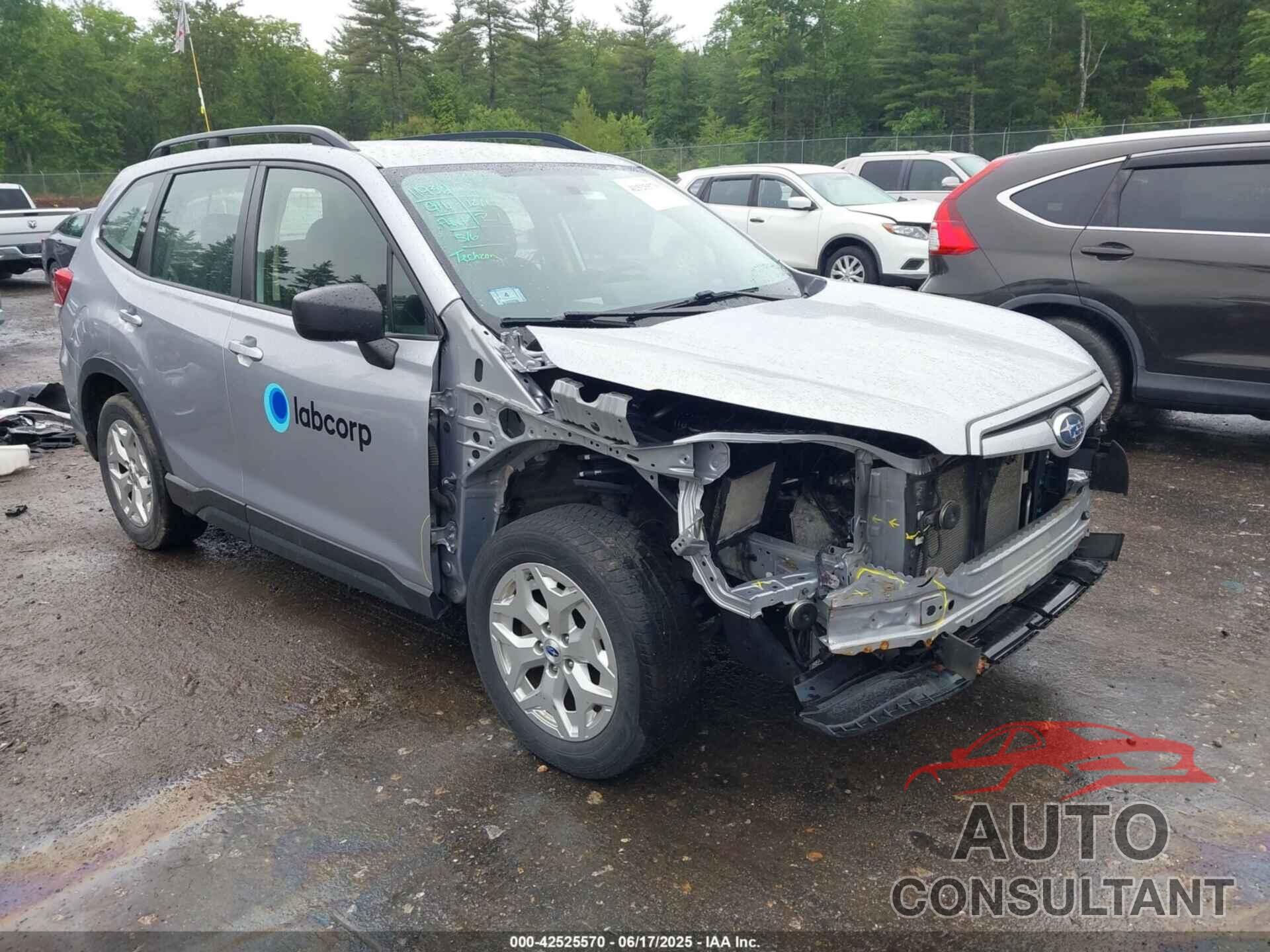 SUBARU FORESTER 2019 - JF2SKACCXKH480486