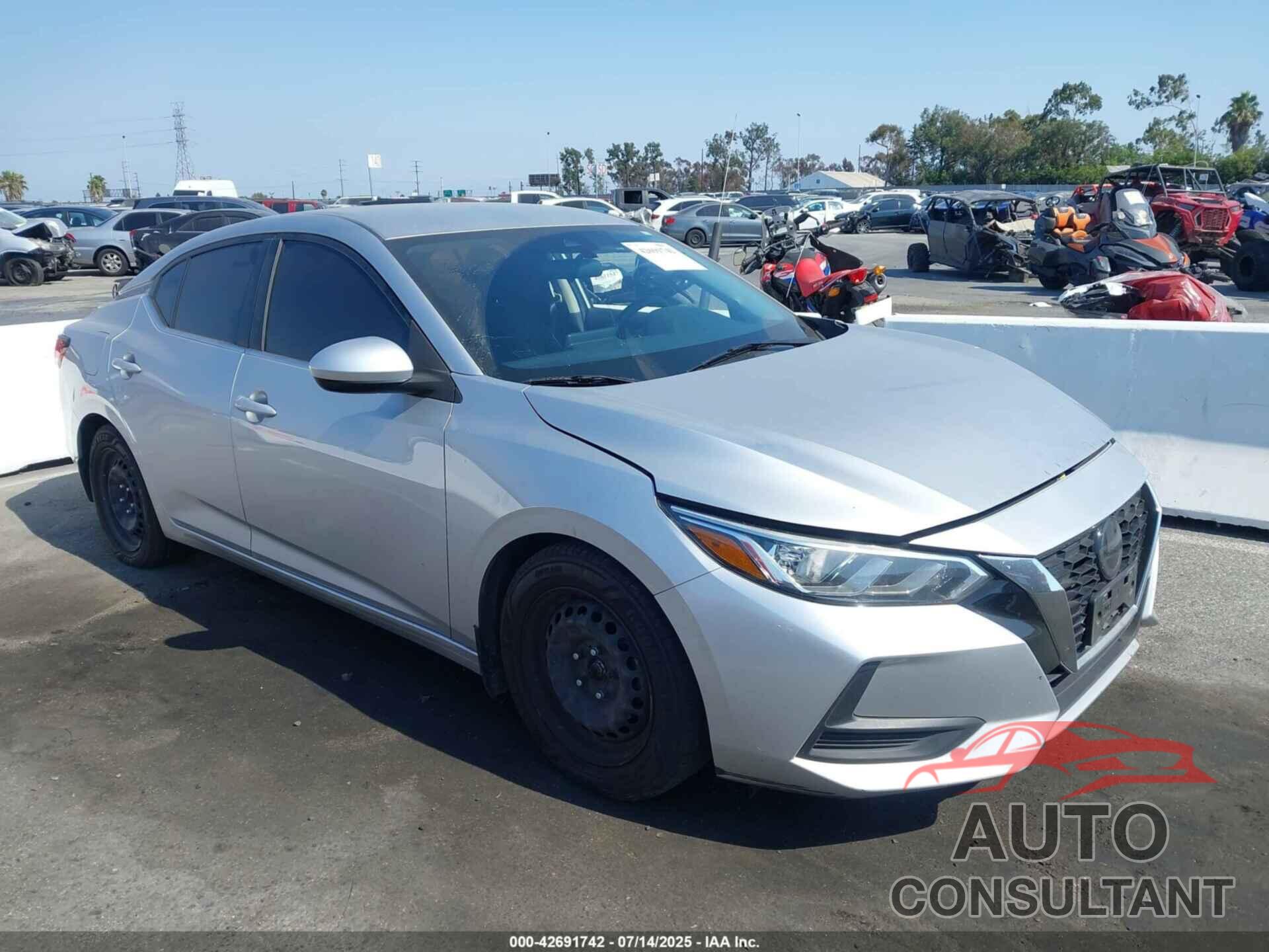 NISSAN SENTRA 2020 - 3N1AB8BV8LY270869